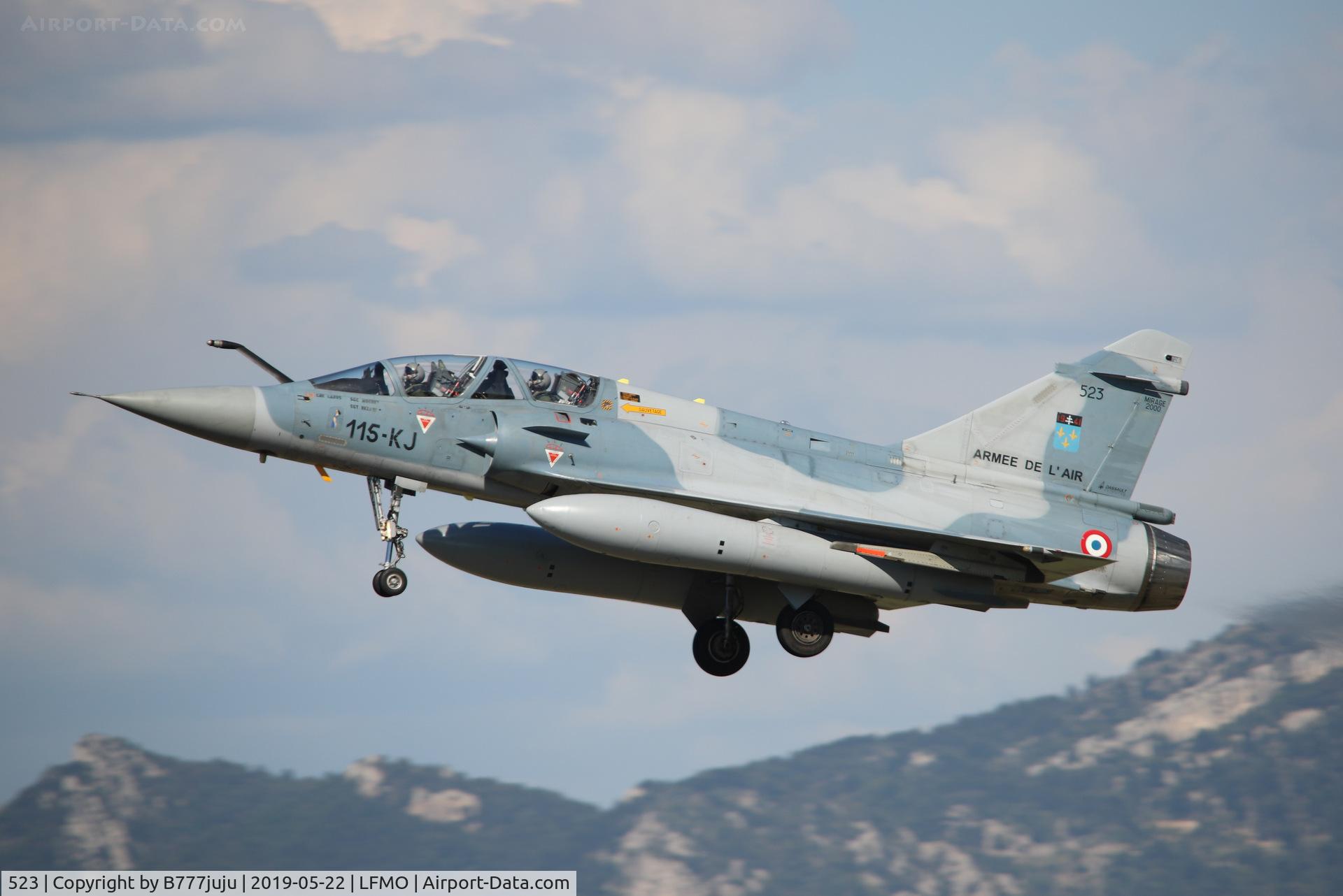 523, Dassault Mirage 2000B C/N 368, at Orange