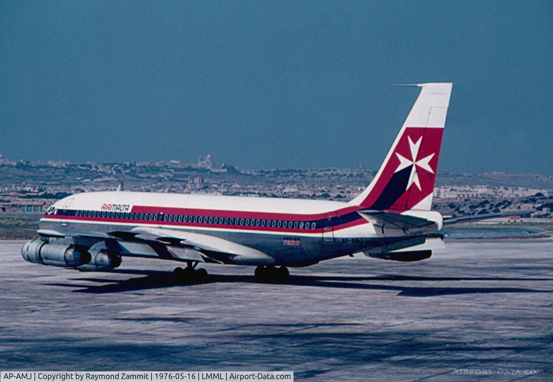 AP-AMJ, 1962 Boeing 720-040B C/N 18380, B720B AP-AMJ Air Malta