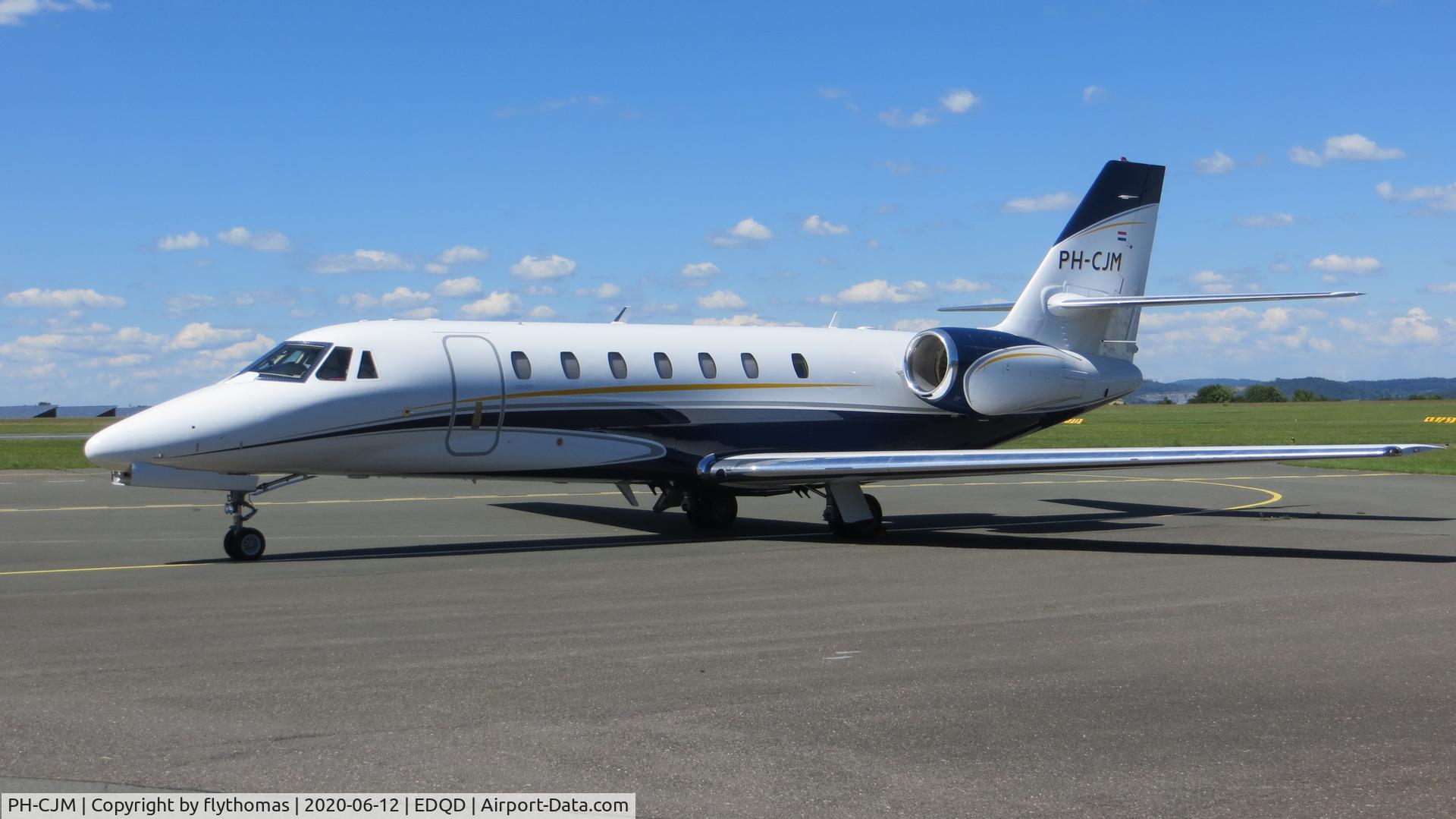 PH-CJM, 2009 Cessna 680 Citation Sovereign C/N 680-0271, PH-CJM Bayreuth Airport