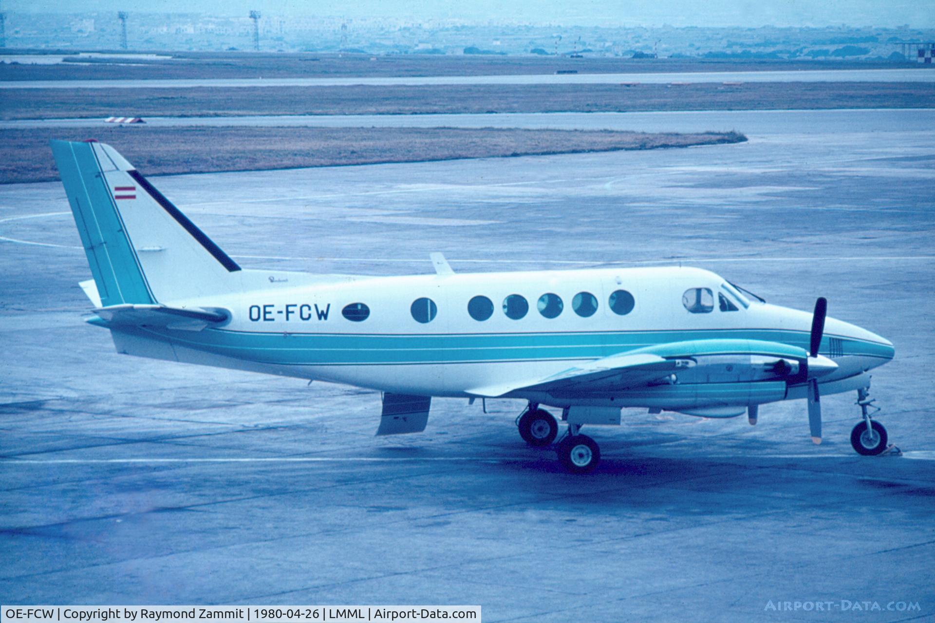 OE-FCW, 1971 Beech 100 King Air C/N B-89, Beech 100 King Air OE-FCW Air Charter Vienna