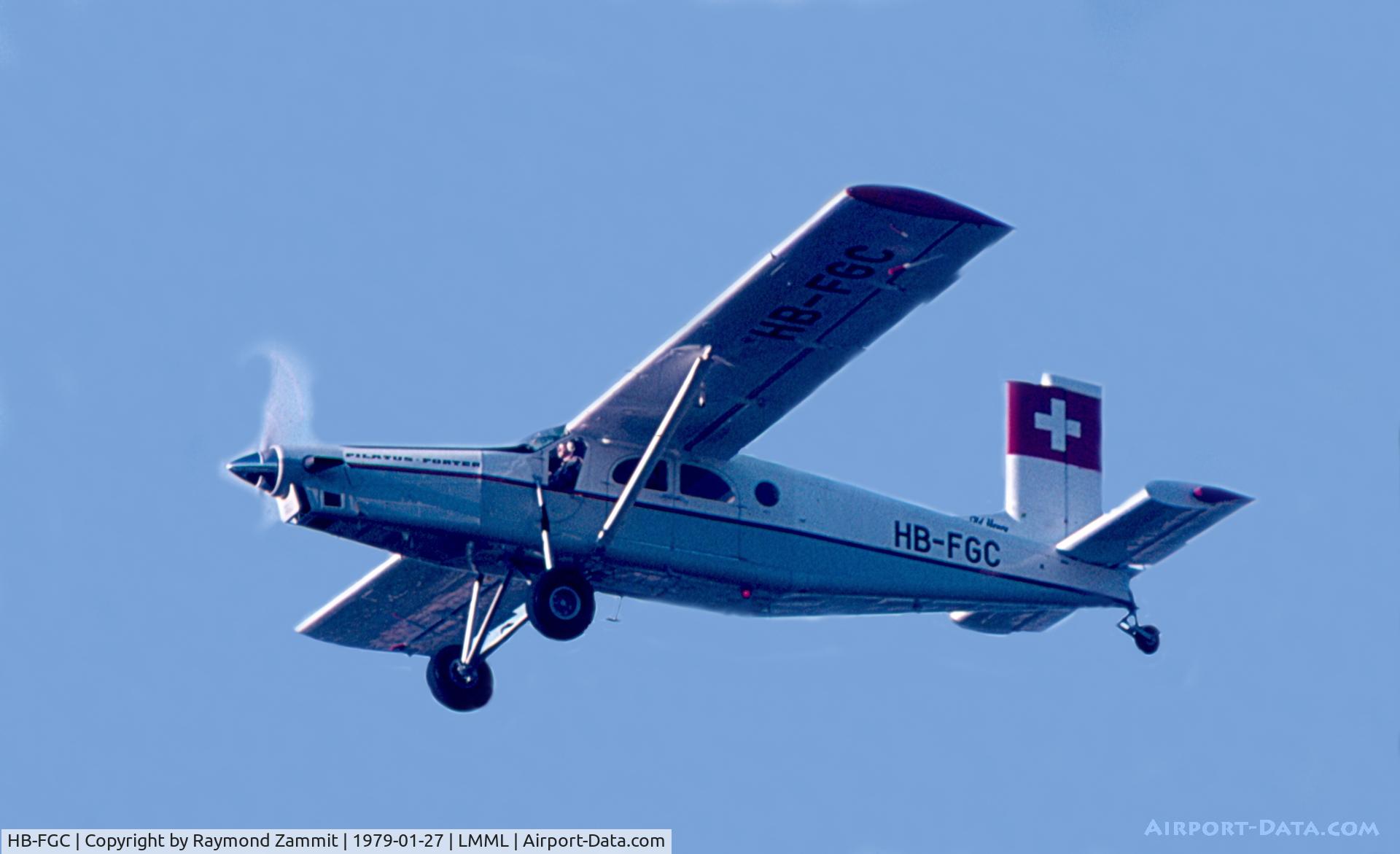 HB-FGC, Pilatus Porter PC-6 C/N 734, Pilatus Porter PC-6 HB-FGC Zimex Aviation
