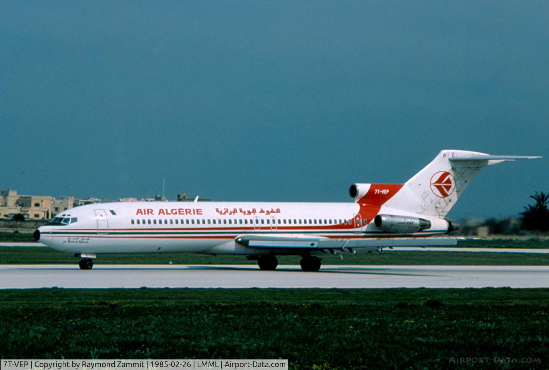 7T-VEP, 1976 Boeing 727-2D6 C/N 21284, B727 7T-VEP Air Algerie