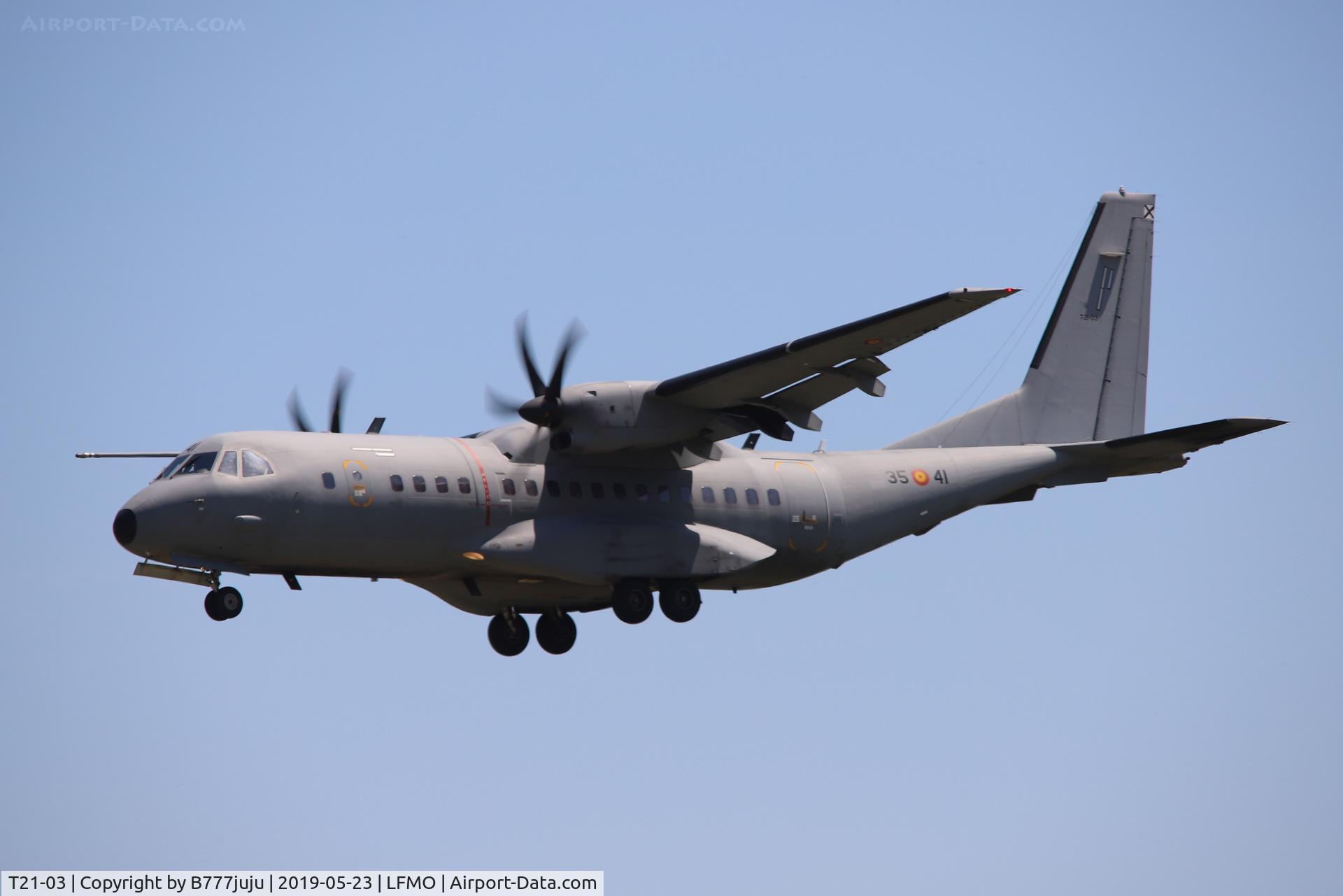 T21-03, CASA C-295M C/N EA03-03-004, at Orange Airshow