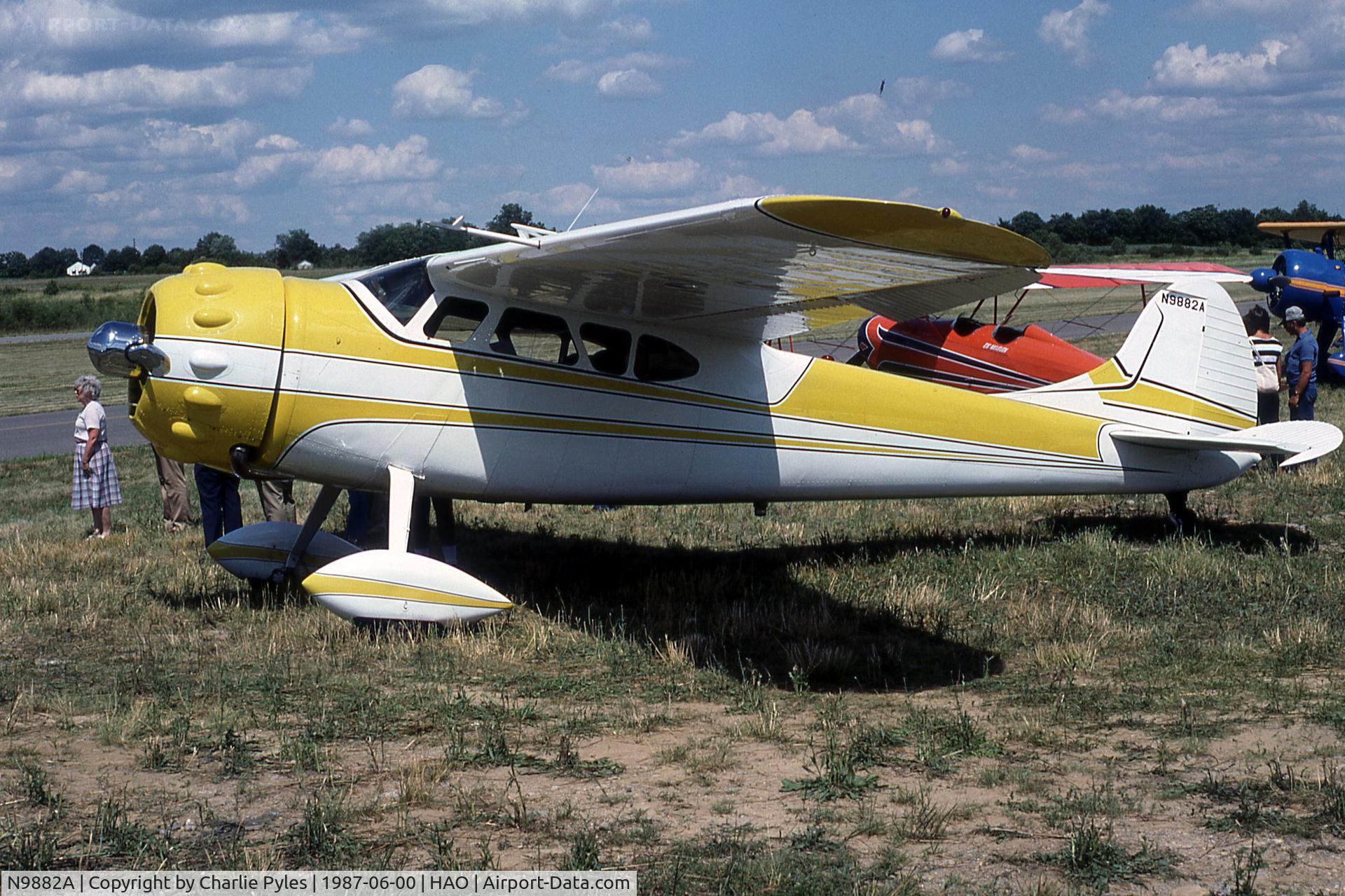 N9882A, 1950 Cessna 195 C/N 7584, New to DB