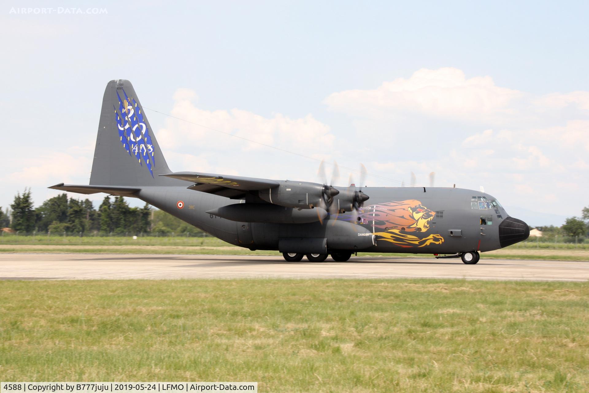4588, 1975 Lockheed C-130H Hercules C/N 382-4588, at Orange Airshow
