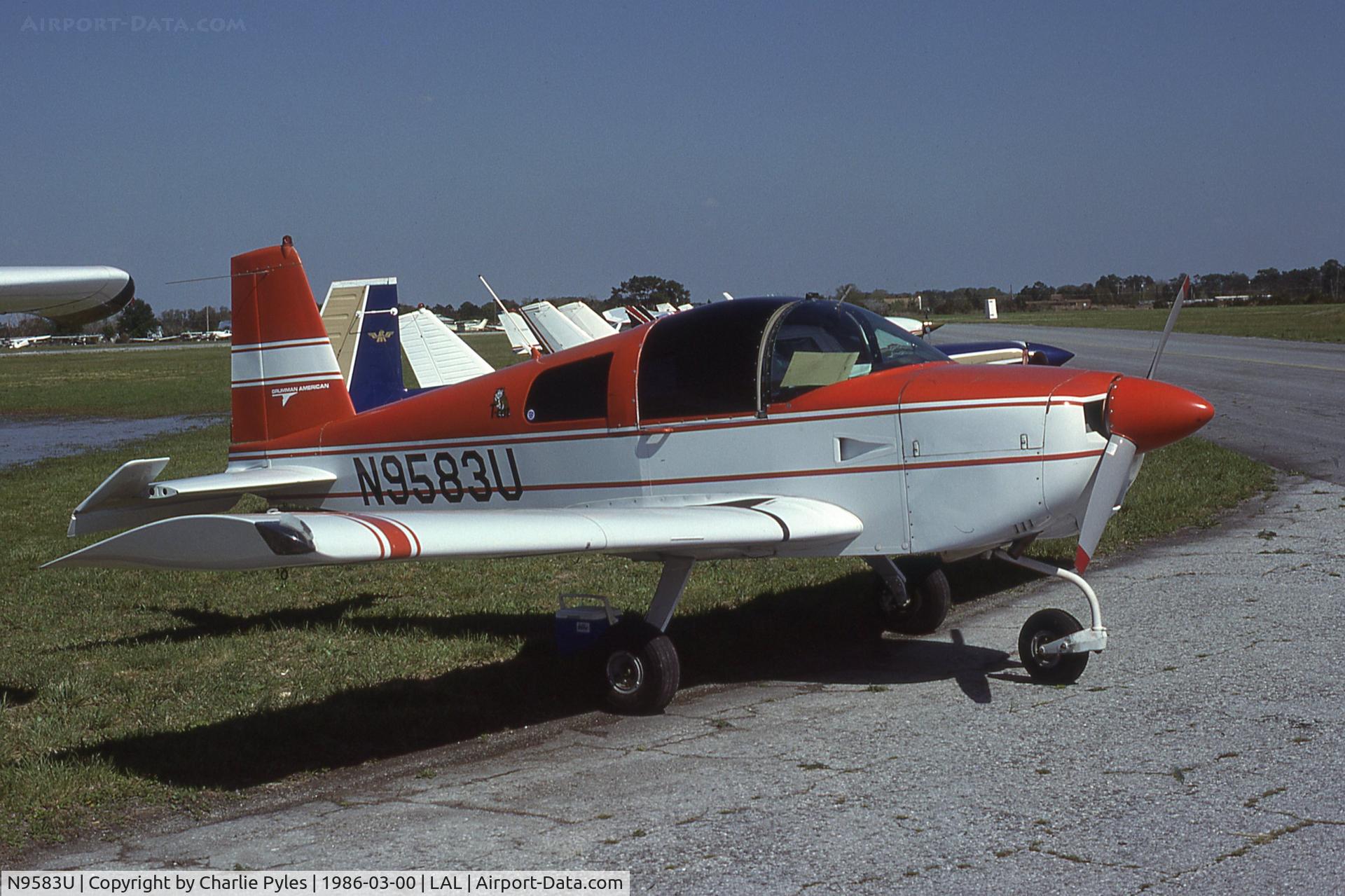 N9583U, Grumman American AA-1C Lynx C/N AA1C0022, Other photos say he lost engine on night flight and crashed,