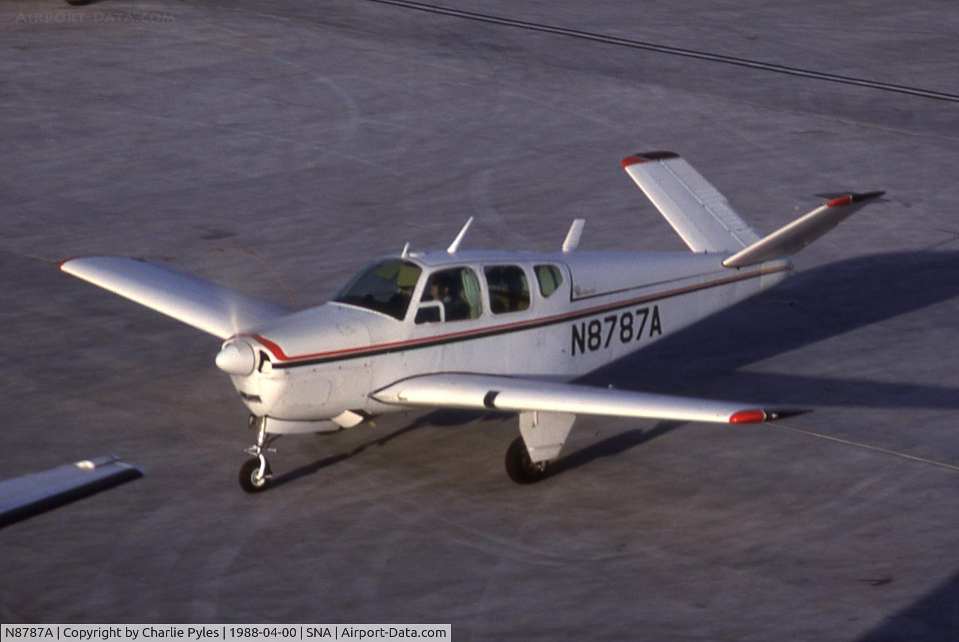 N8787A, 1950 Beech B35 C/N D-2209, First in this DB