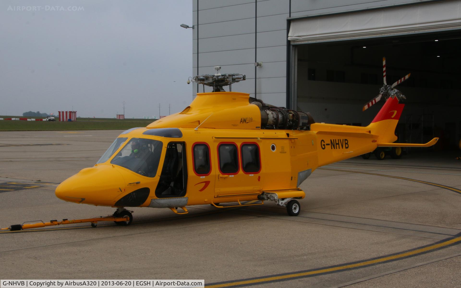 G-NHVB, 2013 AgustaWestland AW-139 C/N 41354, Seen in her new livery formerly G-SNSK
