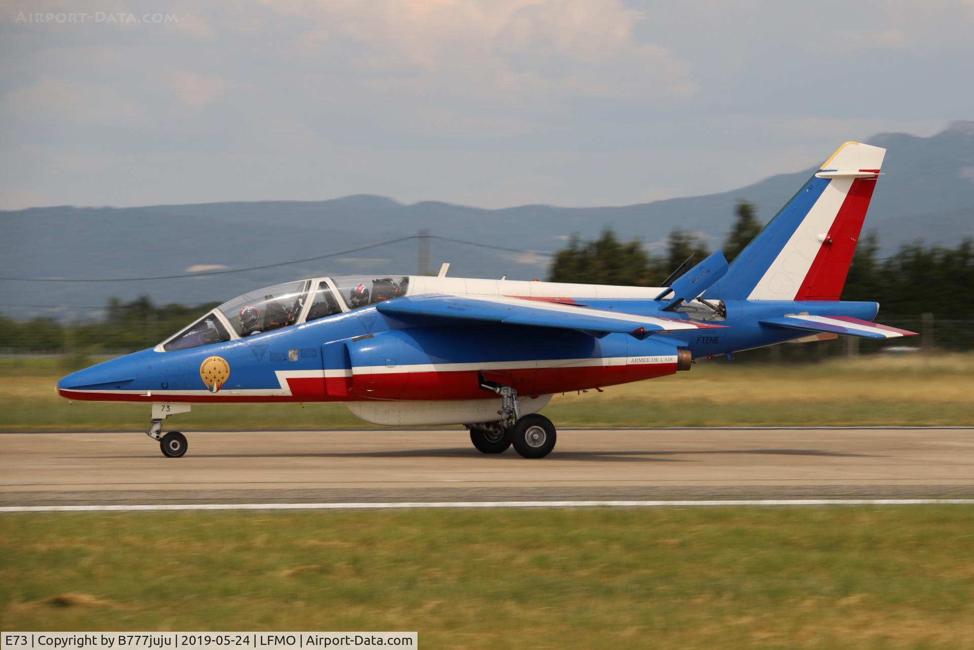 E73, Dassault-Dornier Alpha Jet E C/N E73, at Orange Airshow