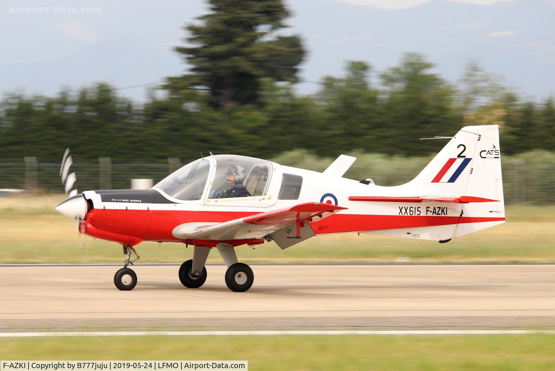 F-AZKI, 1974 Scottish Aviation Bulldog T.1 C/N BH.120/273, at Orange Airshow