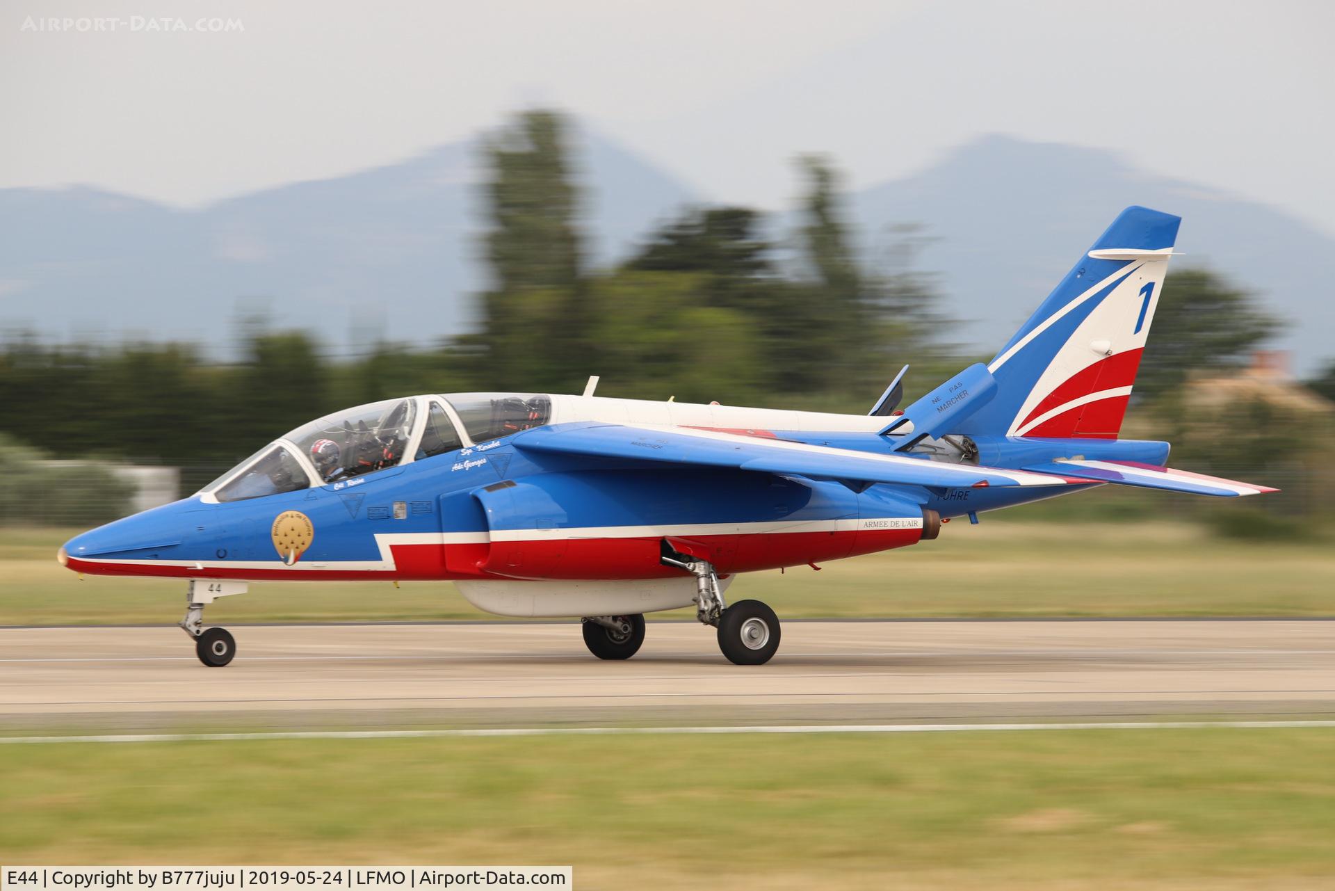 E44, Dassault-Dornier Alpha Jet E C/N E44, at Orange Airshow