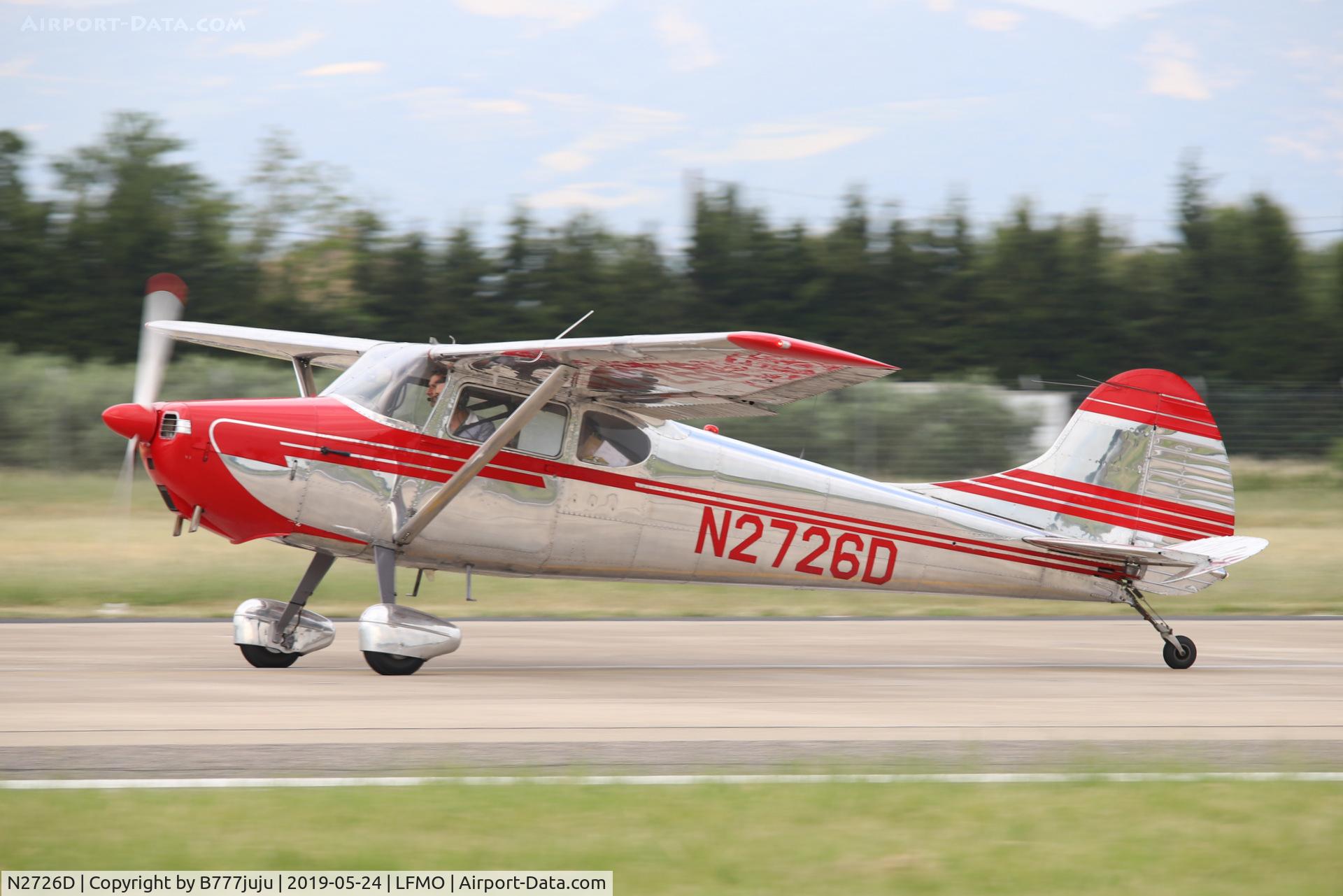 N2726D, 1952 Cessna 170B C/N 25268, at Orange Airshow