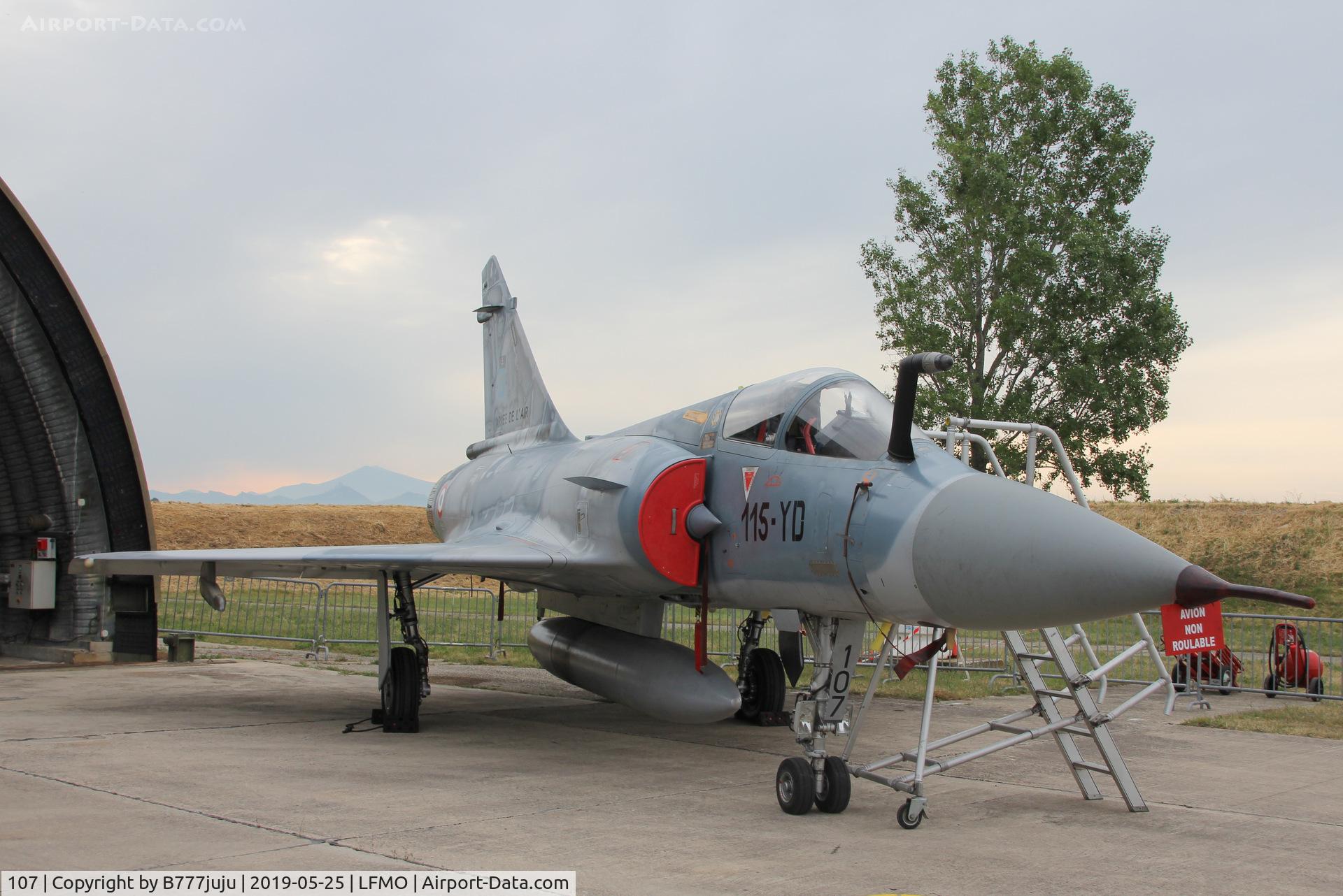 107, Dassault Mirage 2000C C/N 372, at Orange Airshow