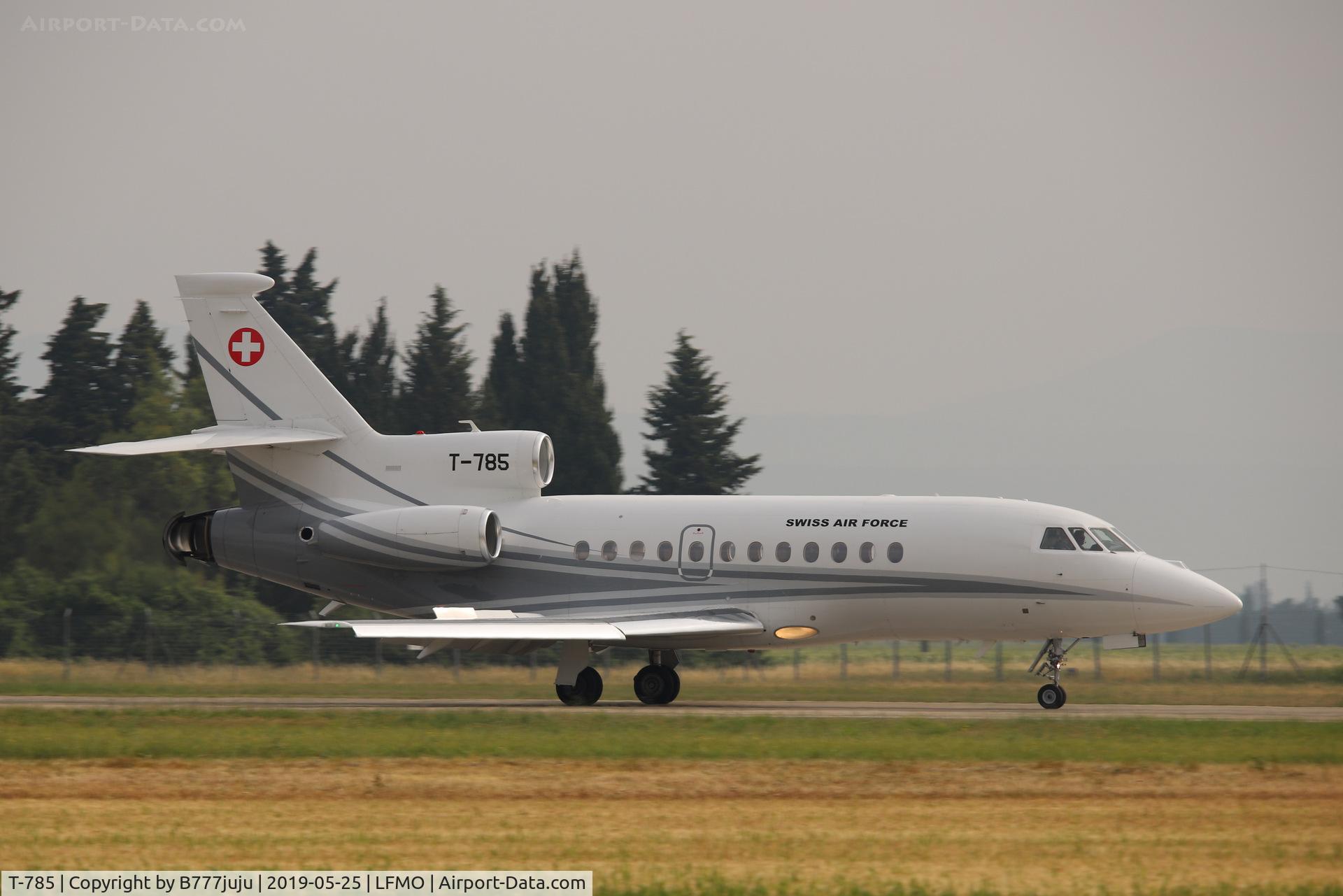 T-785, 2007 Dassault Falcon 900EX EASy II C/N 195, at Orange Airshow