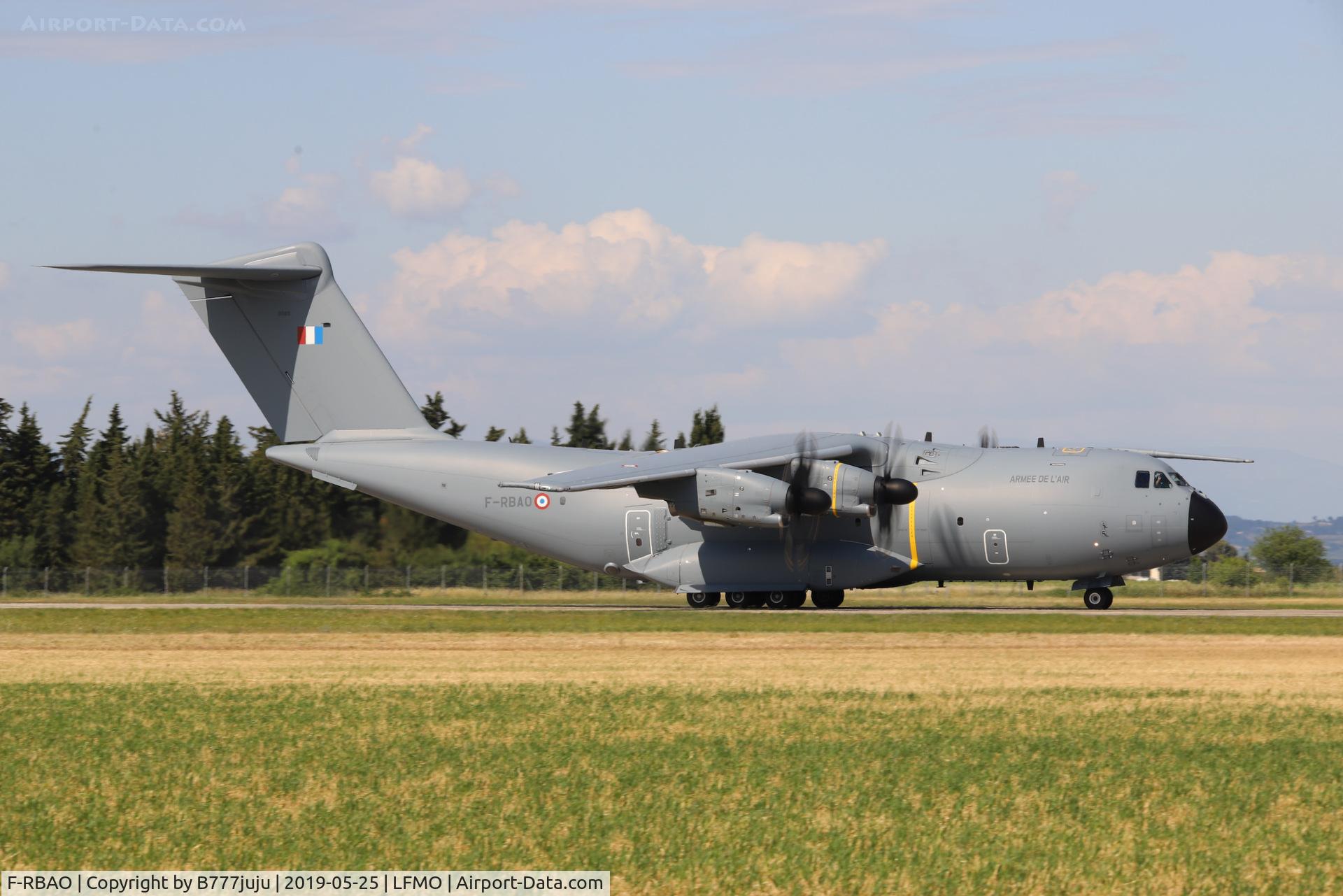 F-RBAO, 2019 Airbus A400M-180 Atlas C/N 089, at Orange Airshow