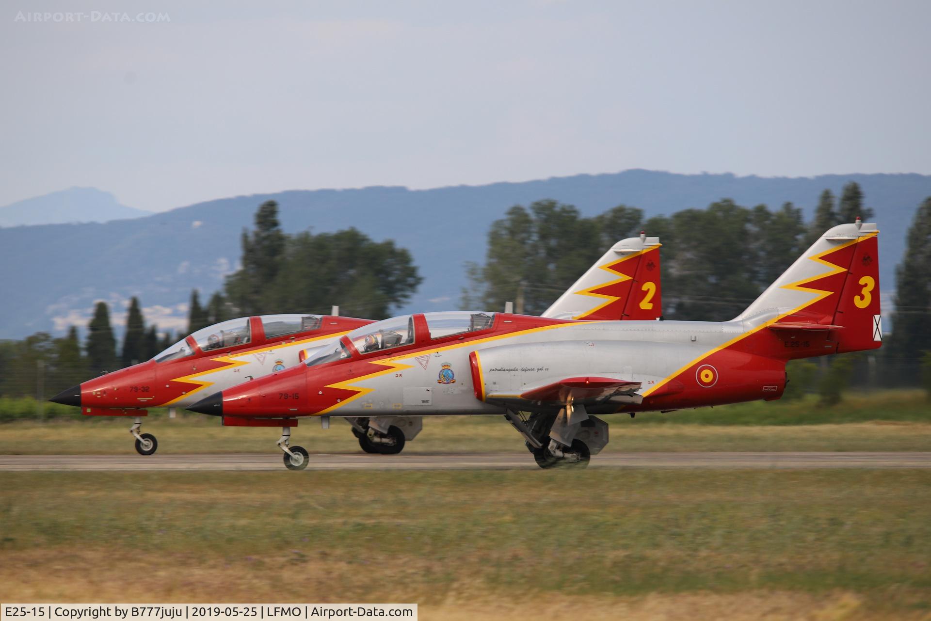 E25-15, CASA C-101EB Aviojet C/N EB01-15-015, at Orange Airshow