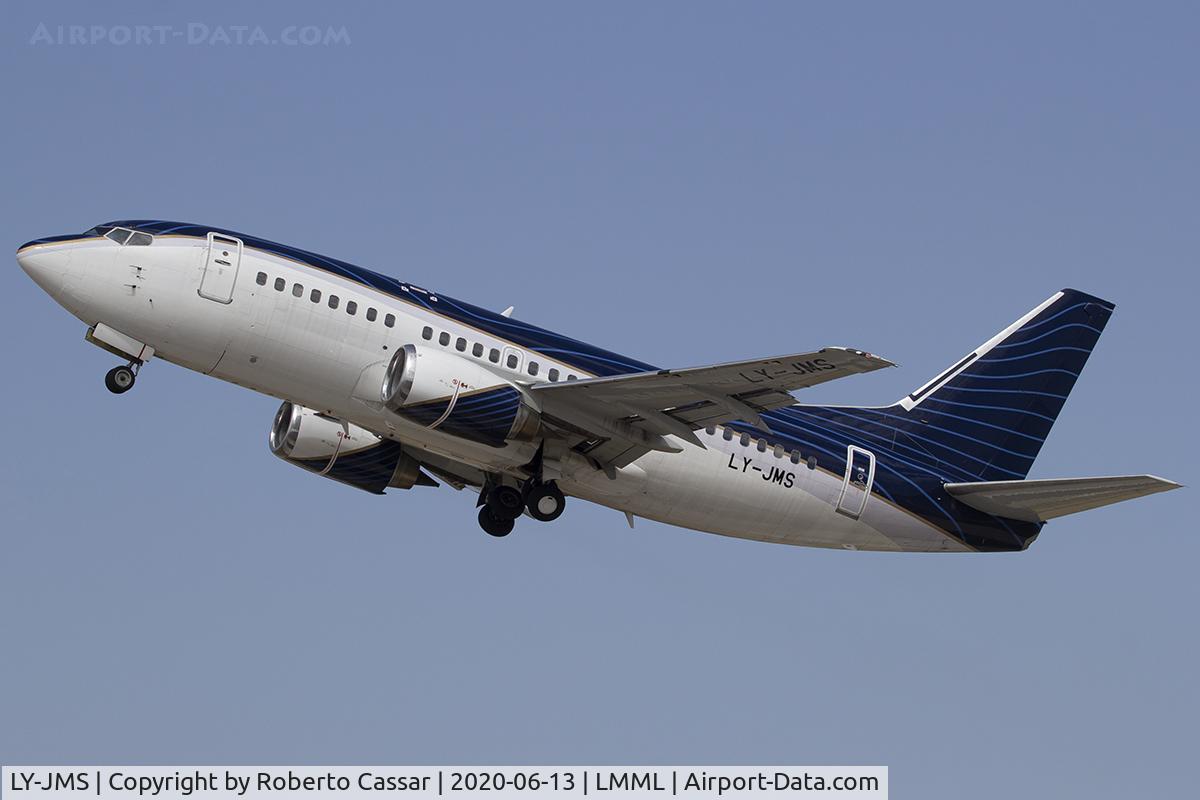 LY-JMS, 1992 Boeing 737-522 C/N 26680, Runway 31