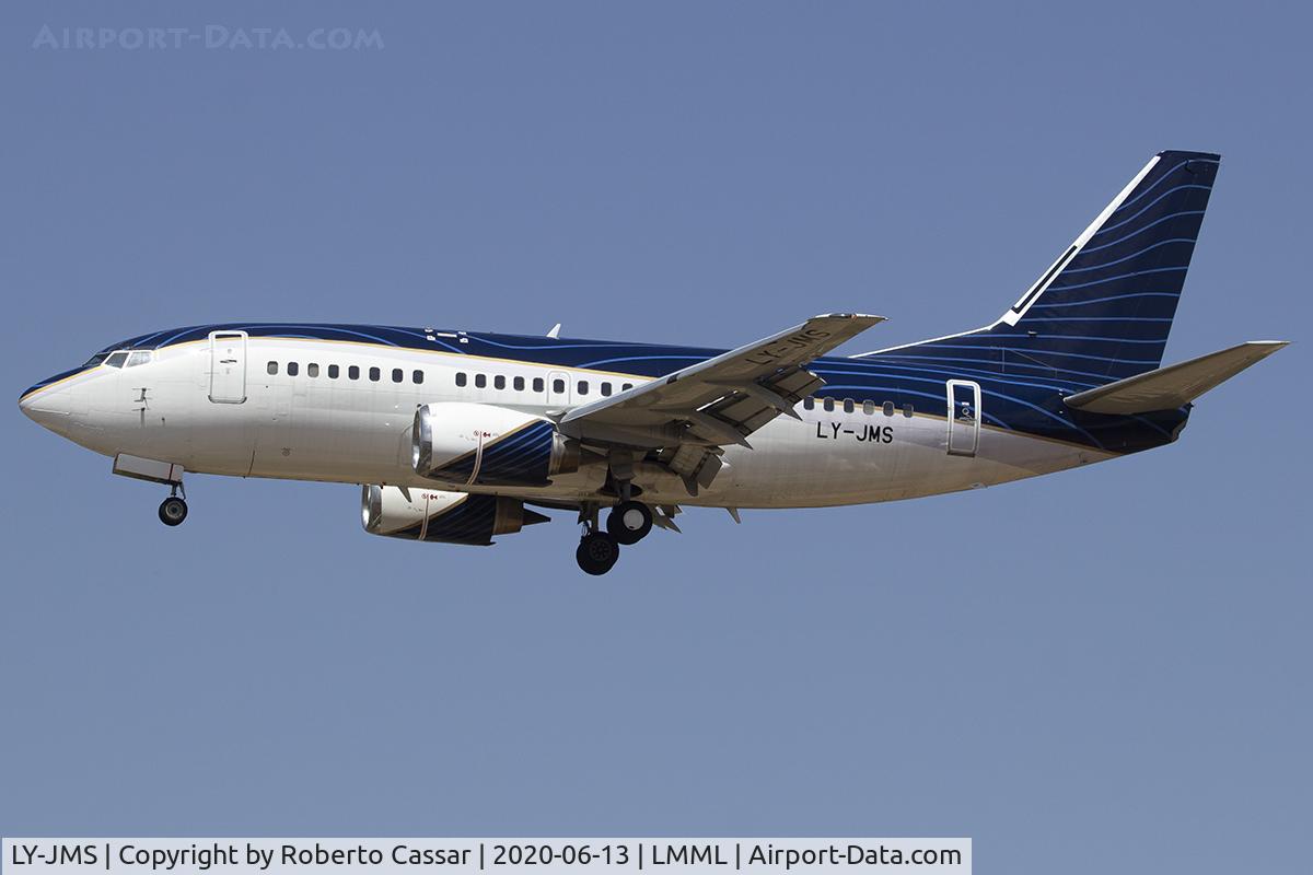 LY-JMS, 1992 Boeing 737-522 C/N 26680, Runway 31