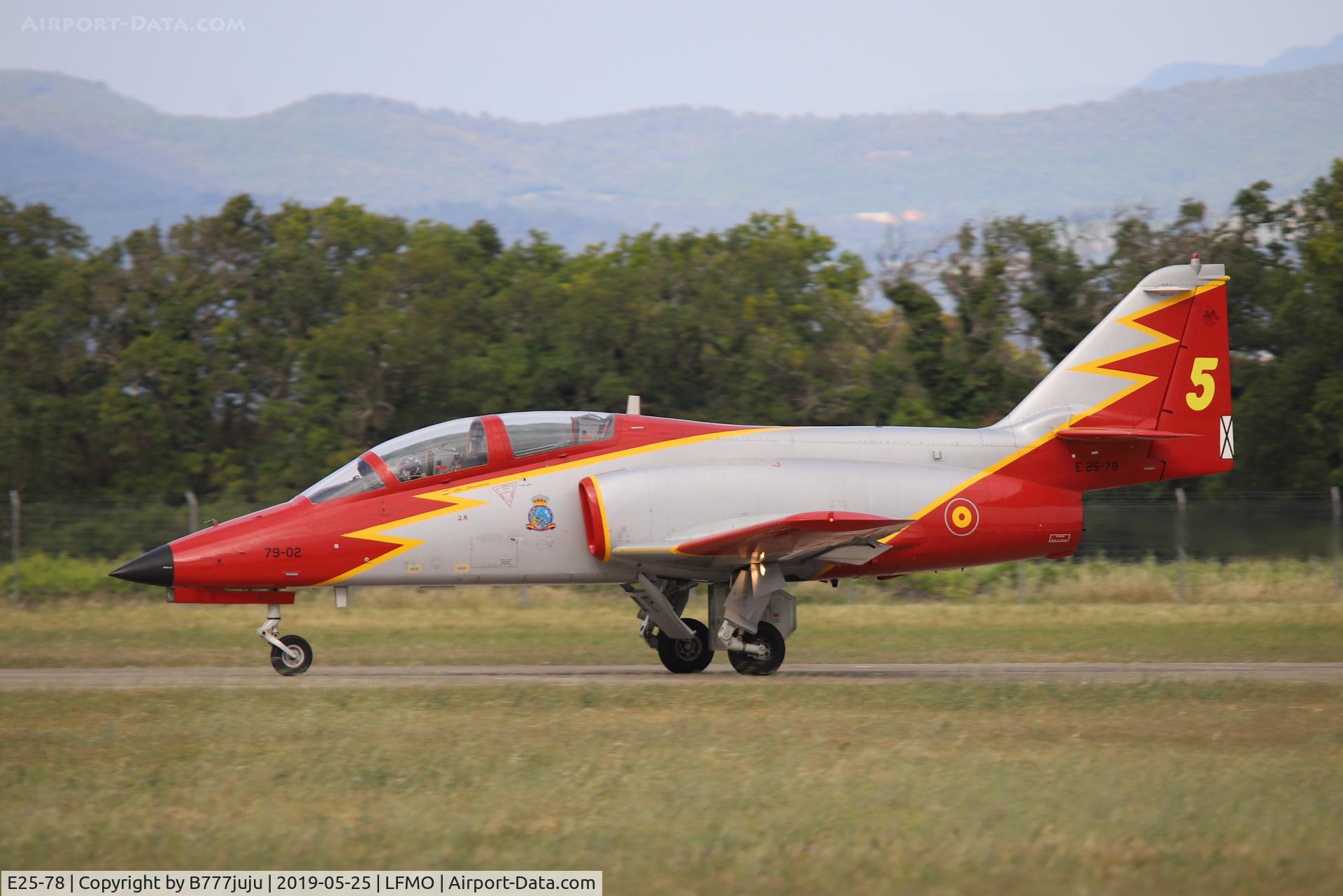 E25-78, CASA C-101EB Aviojet C/N EB01-78-086, at Orange Airshow