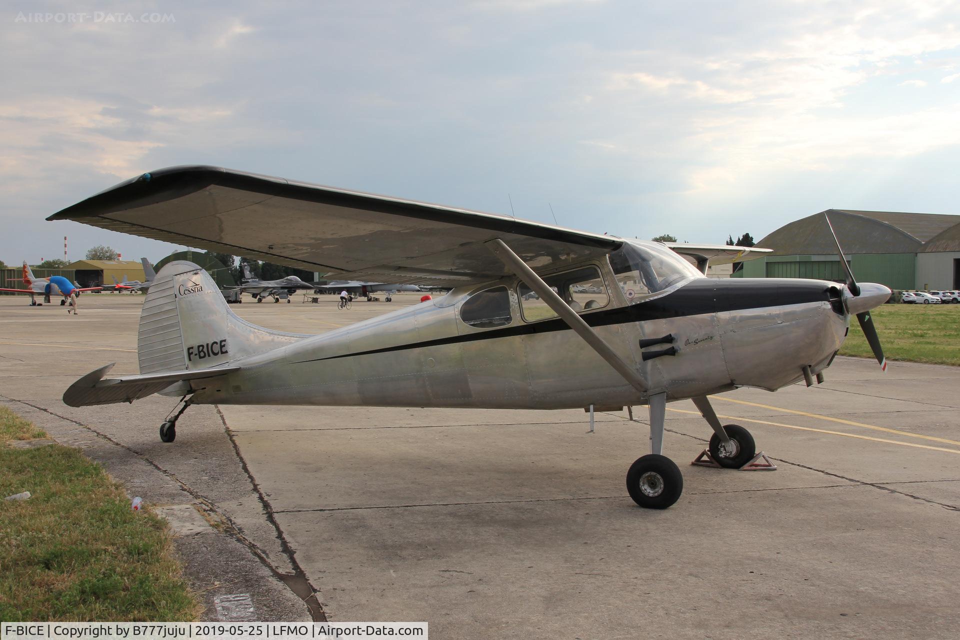 F-BICE, Cessna 170B C/N 26436, at Orange Airshow