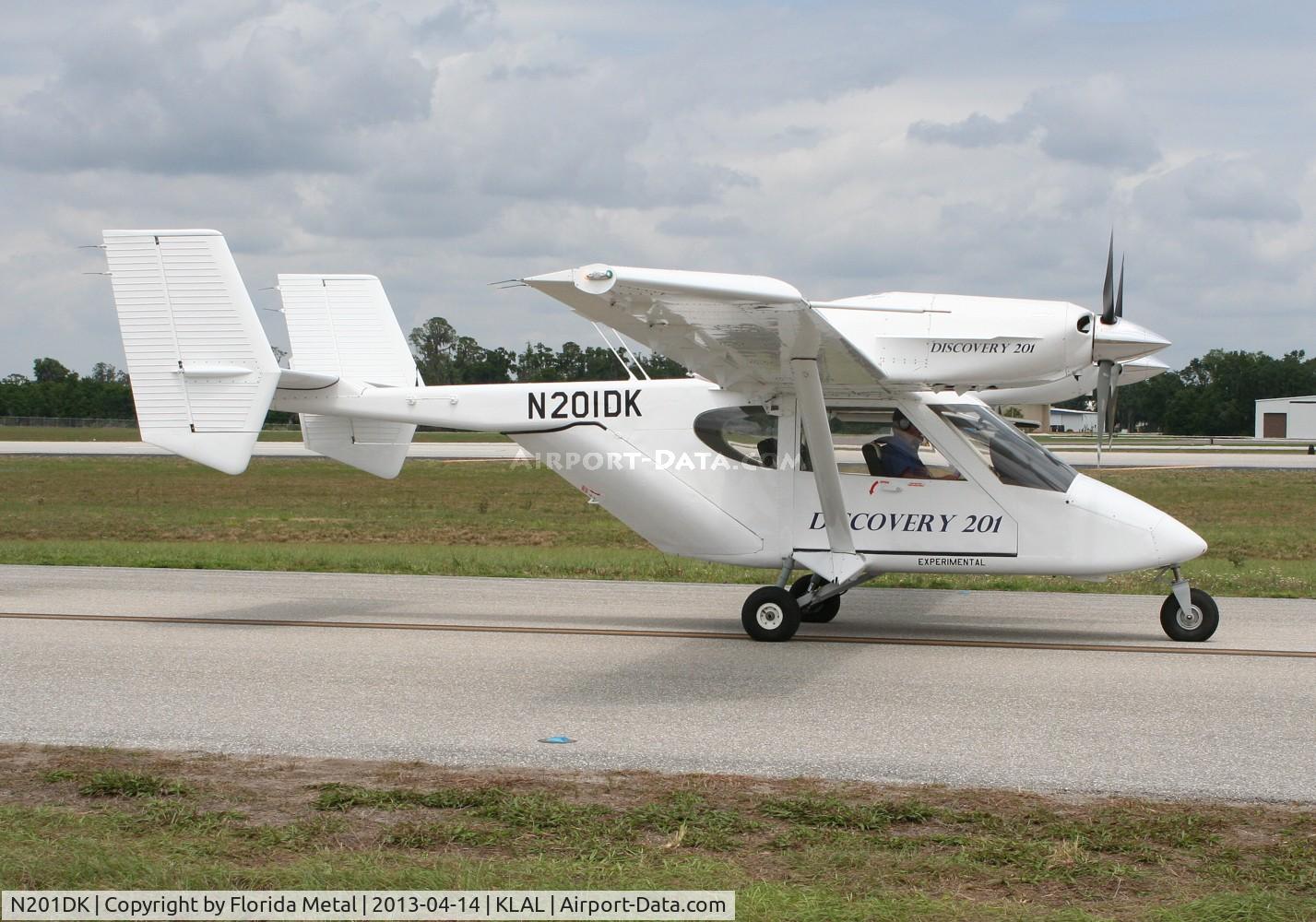 N201DK, 2012 Discovery Aviation 201 C/N A-33-00-005, SNF 2013