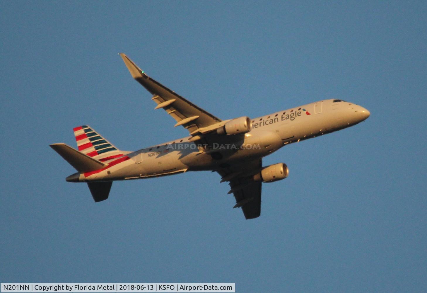 N201NN, 2015 Embraer 175LR (ERJ-170-200LR) C/N 17000461, SFO 2018