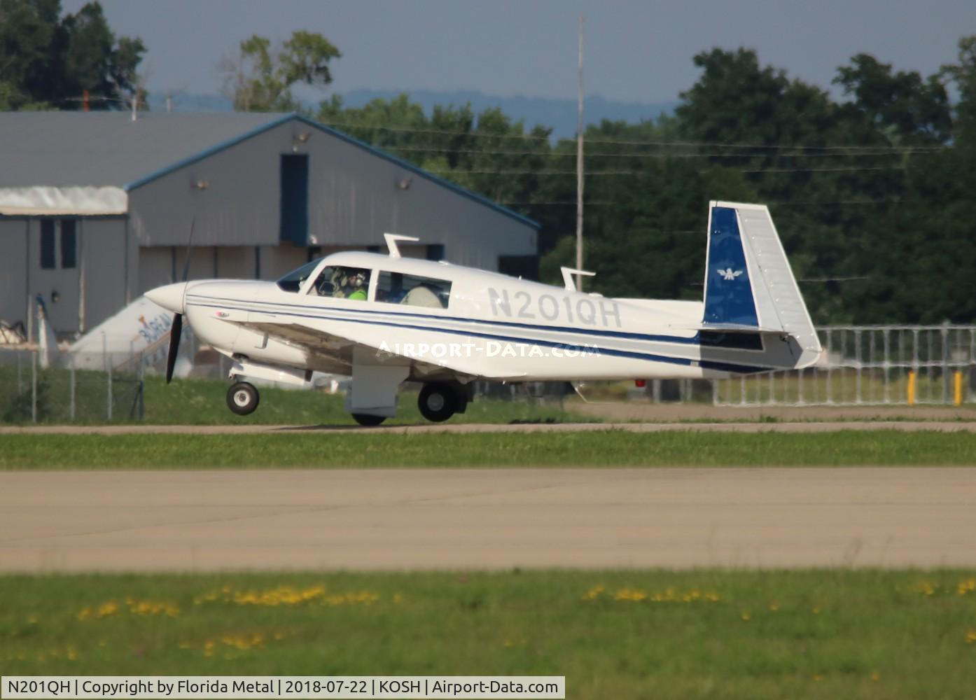 N201QH, 1977 Mooney M20J 201 C/N 24-0348, OSH 2018