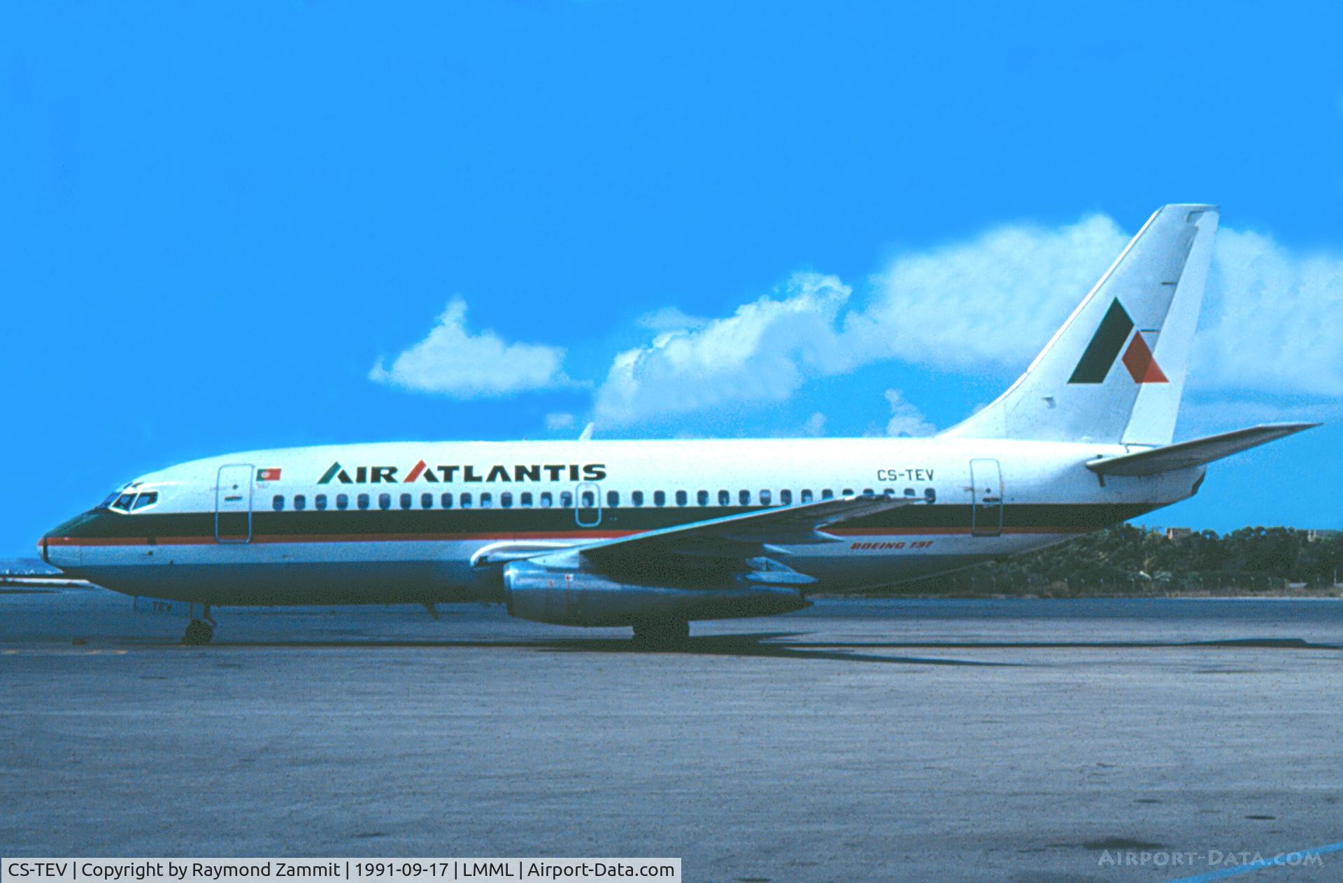 CS-TEV, 1981 Boeing 737-230 C/N 22402, B737-200 CS-TEV Air Atlantis