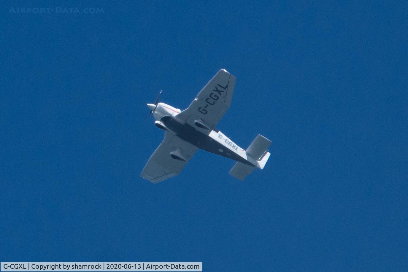 G-CGXL, 1992 Robin DR-400-180 Regent Regent C/N 2119, Over North West Norfolk, England, today.