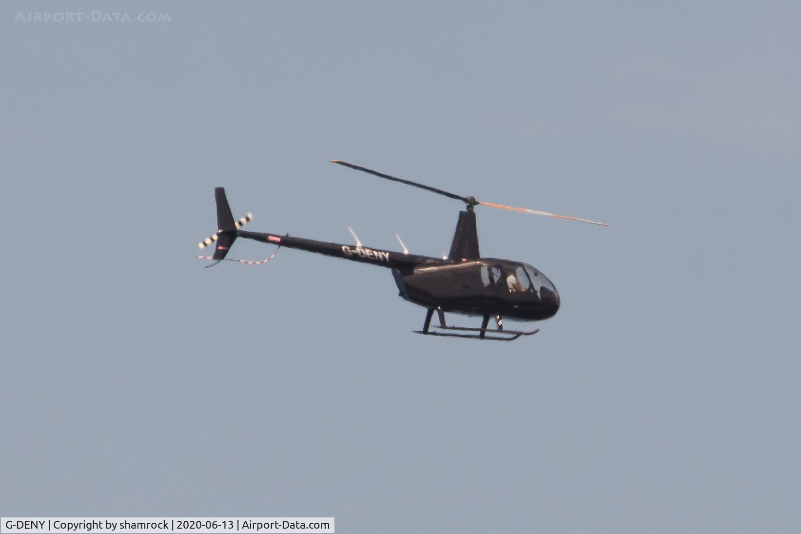 G-DENY, 2017 Robinson R44 Raven II C/N 14044, Over North West Norfolk, England today.
