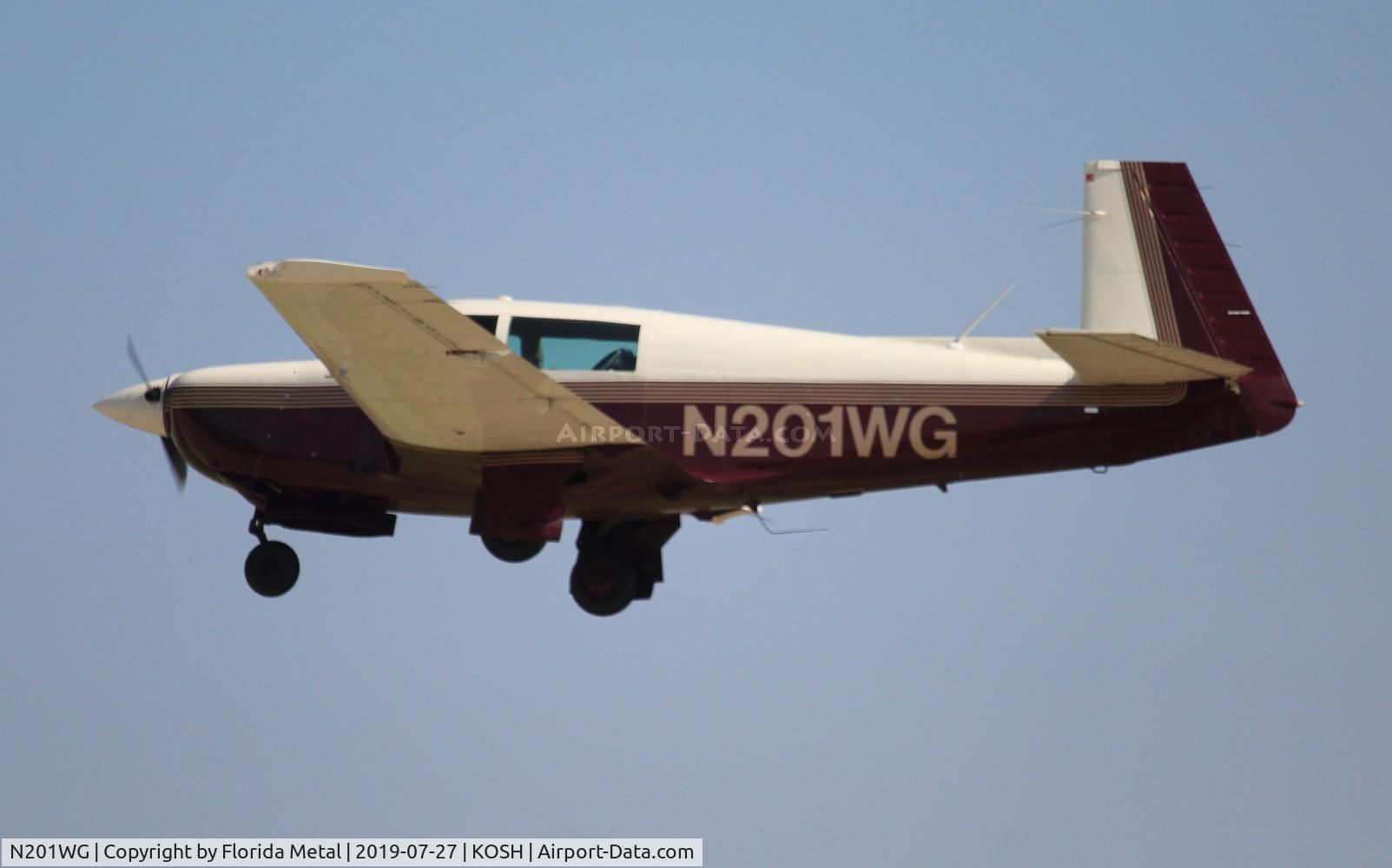 N201WG, 1977 Mooney M20J 201 C/N 24-0250, OSH 2019