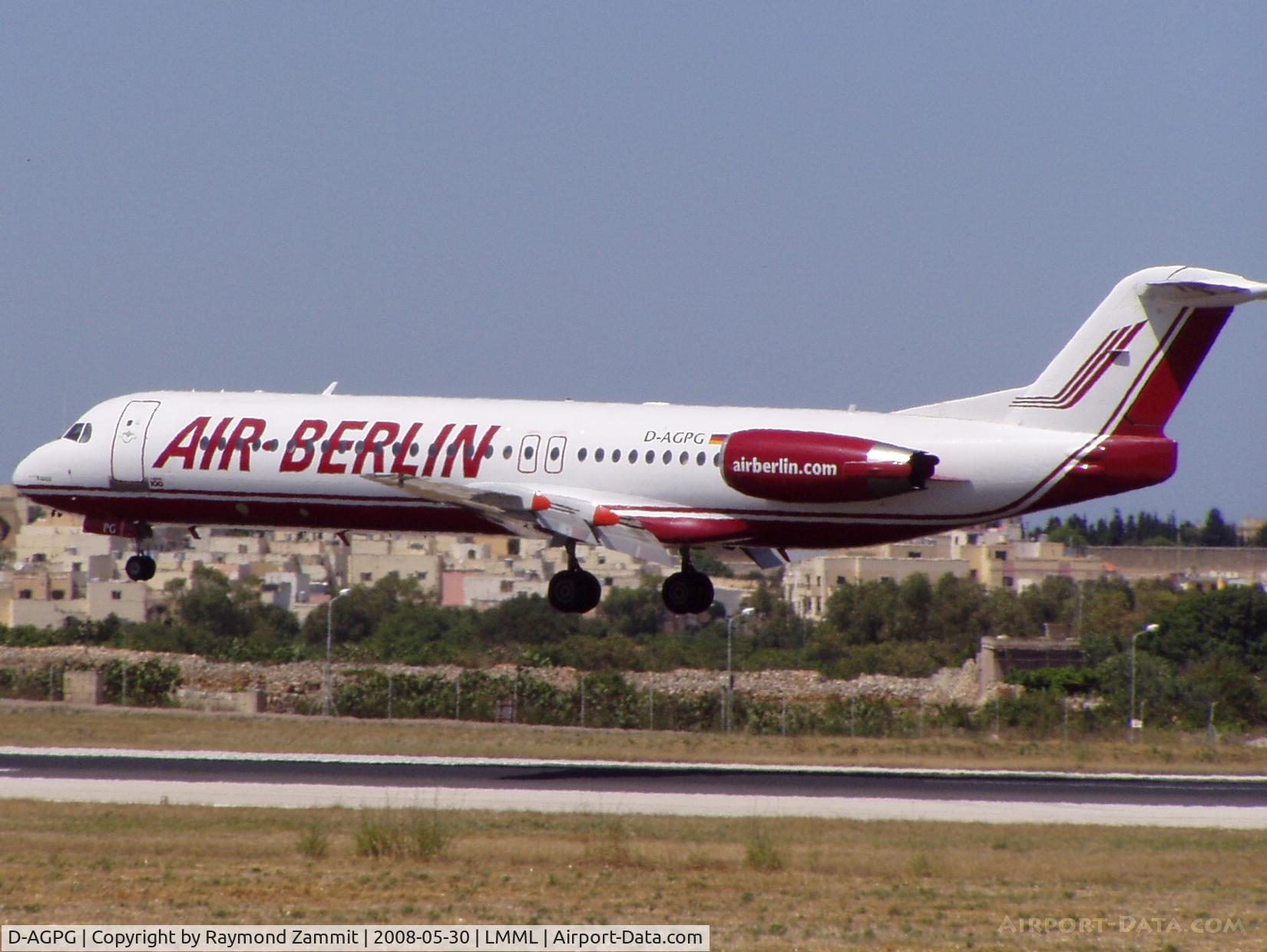 D-AGPG, 1990 Fokker 100 (F-28-0100) C/N 11306, Fokker100 D-AGPG Air Berlin