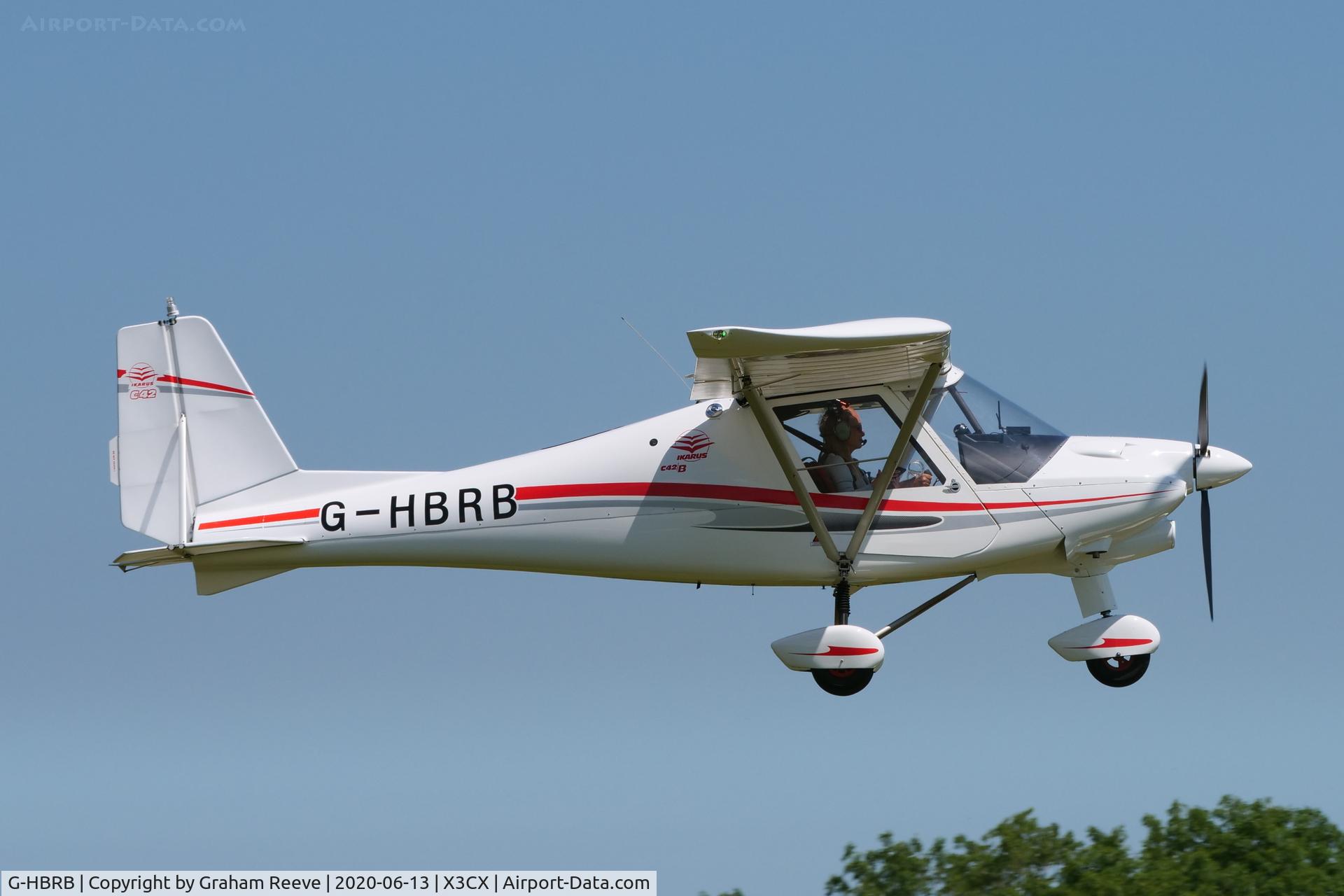 G-HBRB, 2018 Ikarus C42 FB100 Bravo C/N 1811-7550, Seen at Northrepps.