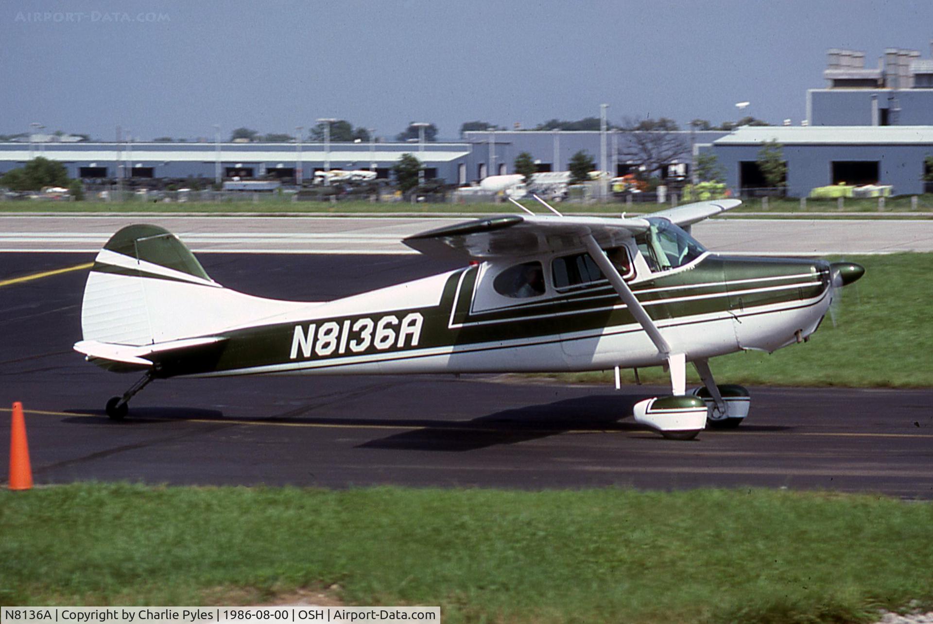 N8136A, 1952 Cessna 170B C/N 20988, Taxiing to Antique/Classic