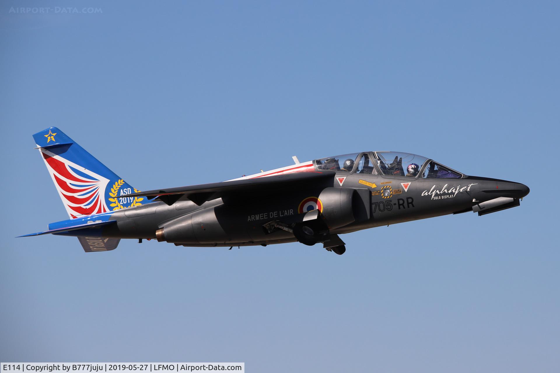 E114, Dassault-Dornier Alpha Jet E C/N E114, at Orange