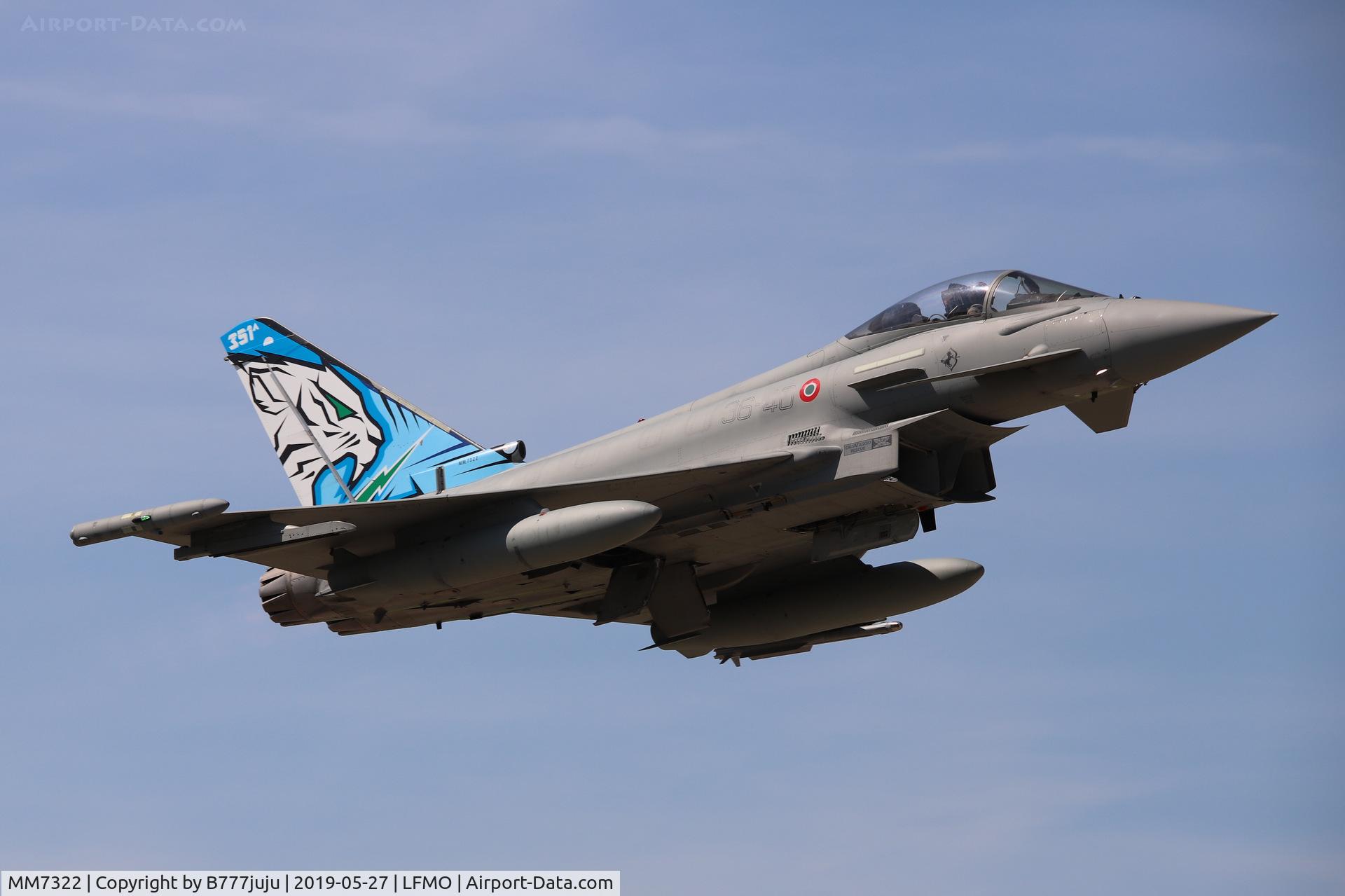 MM7322, Eurofighter EF-2000 Typhoon S C/N IS054, at Orange