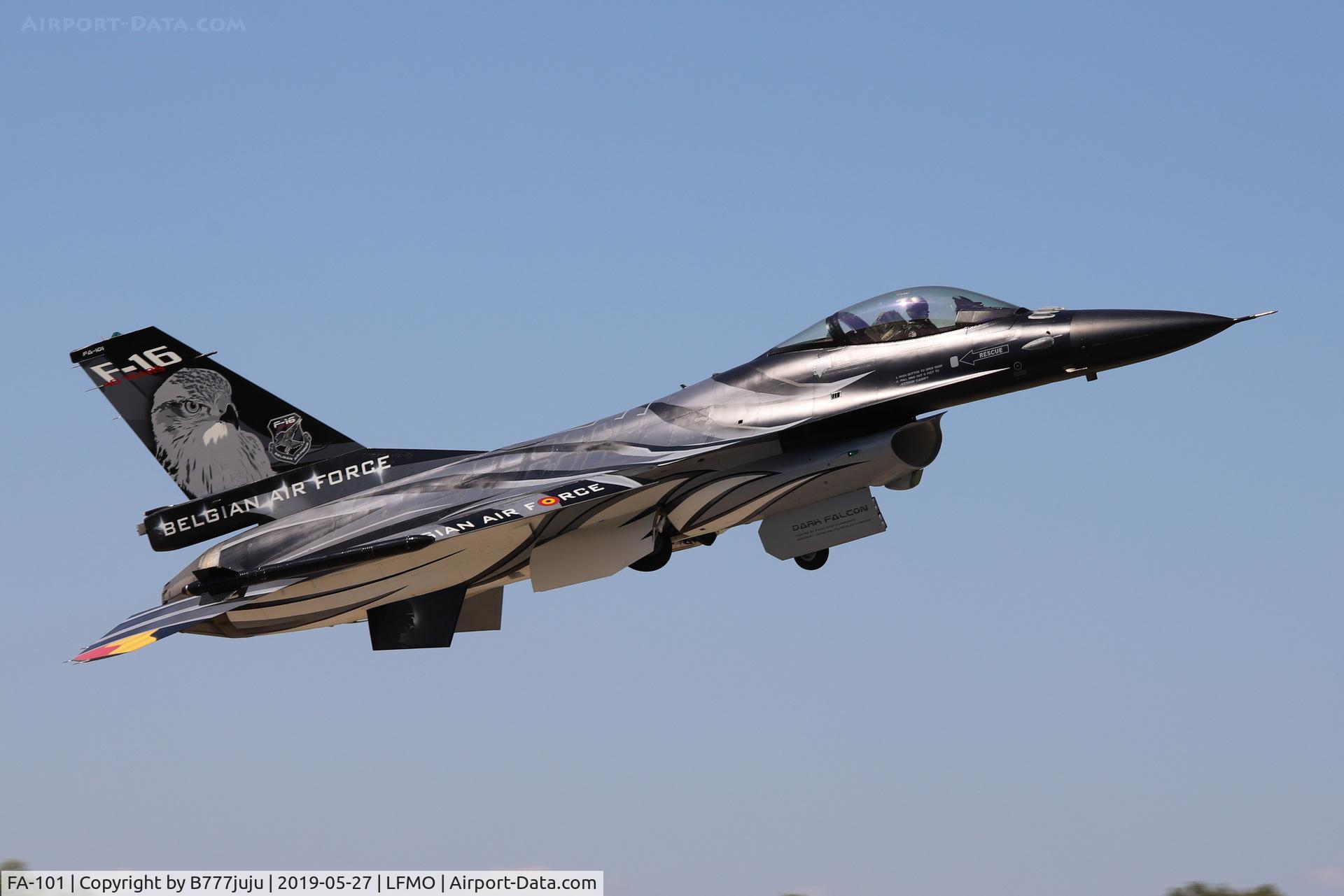 FA-101, SABCA F-16AM Fighting Falcon C/N 6H-101, at Orange
