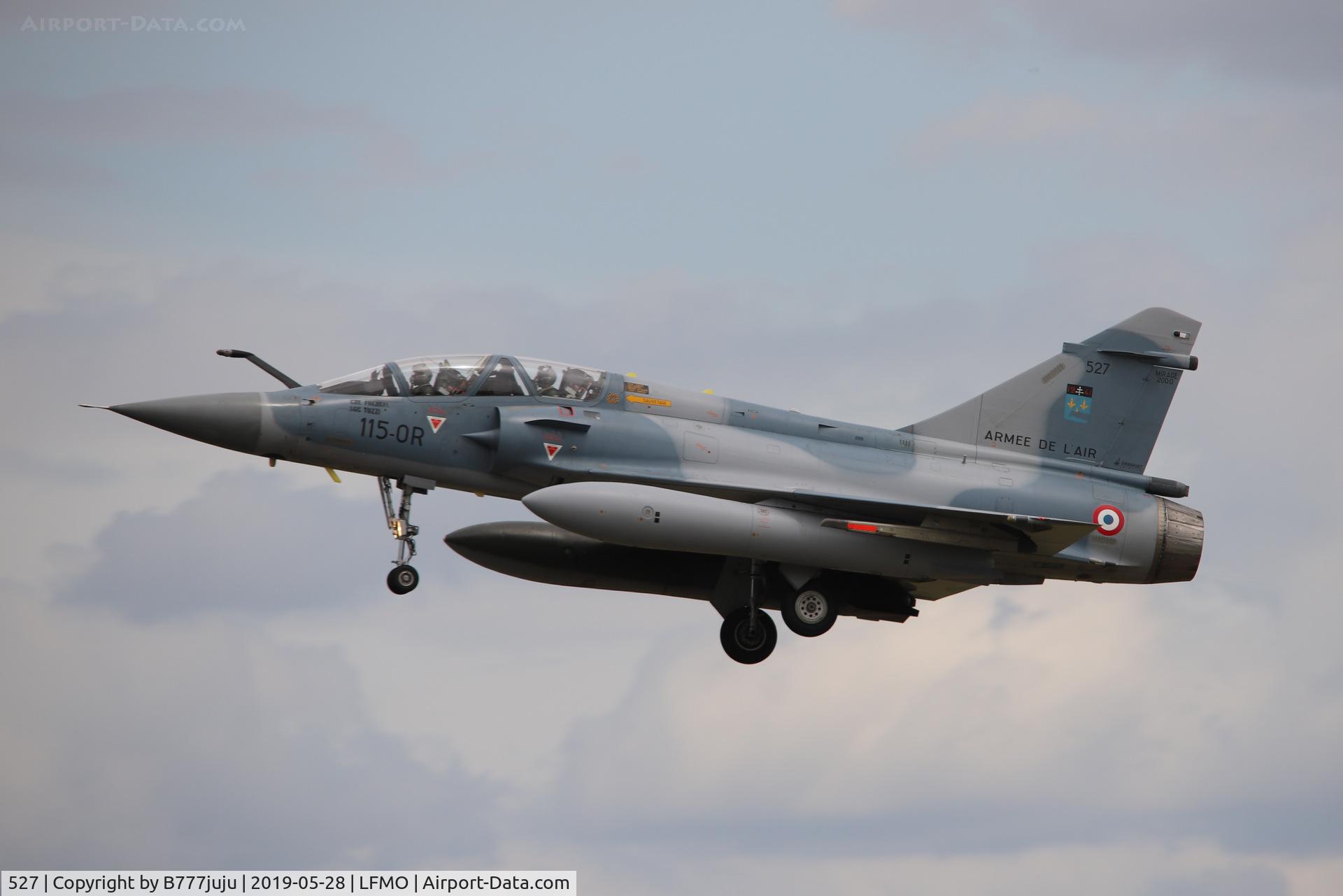 527, Dassault Mirage 2000B C/N 409, at Orange