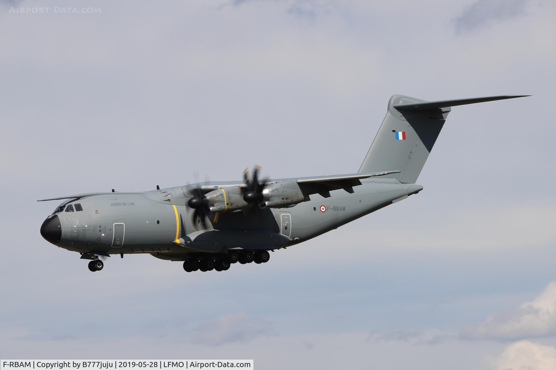 F-RBAM, Airbus A400M Atlas C/N 065, at Orange