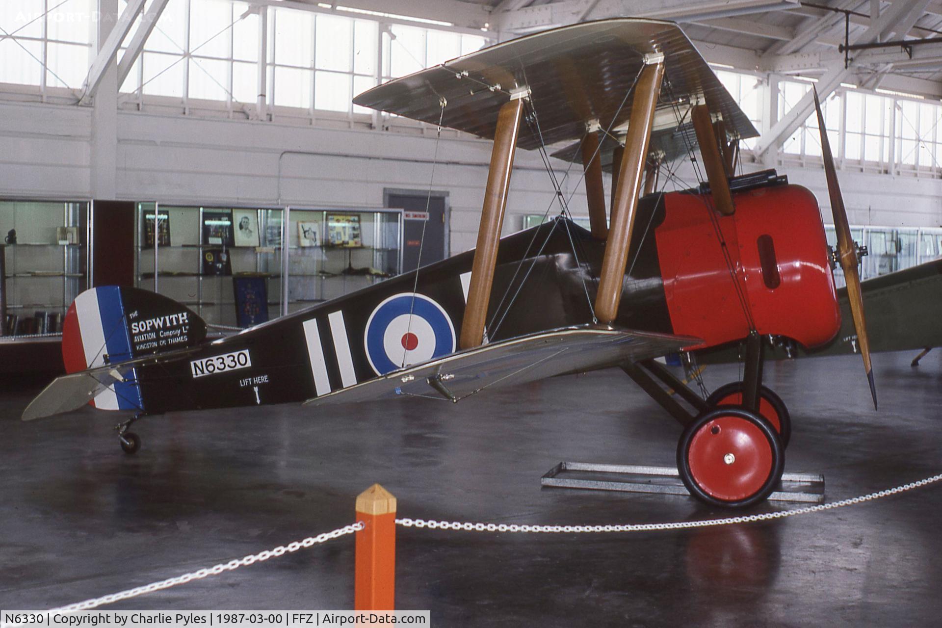 N6330, 1981 Sopwith F.1 Camel Replica C/N AA-105, Champlin Fighter Museum