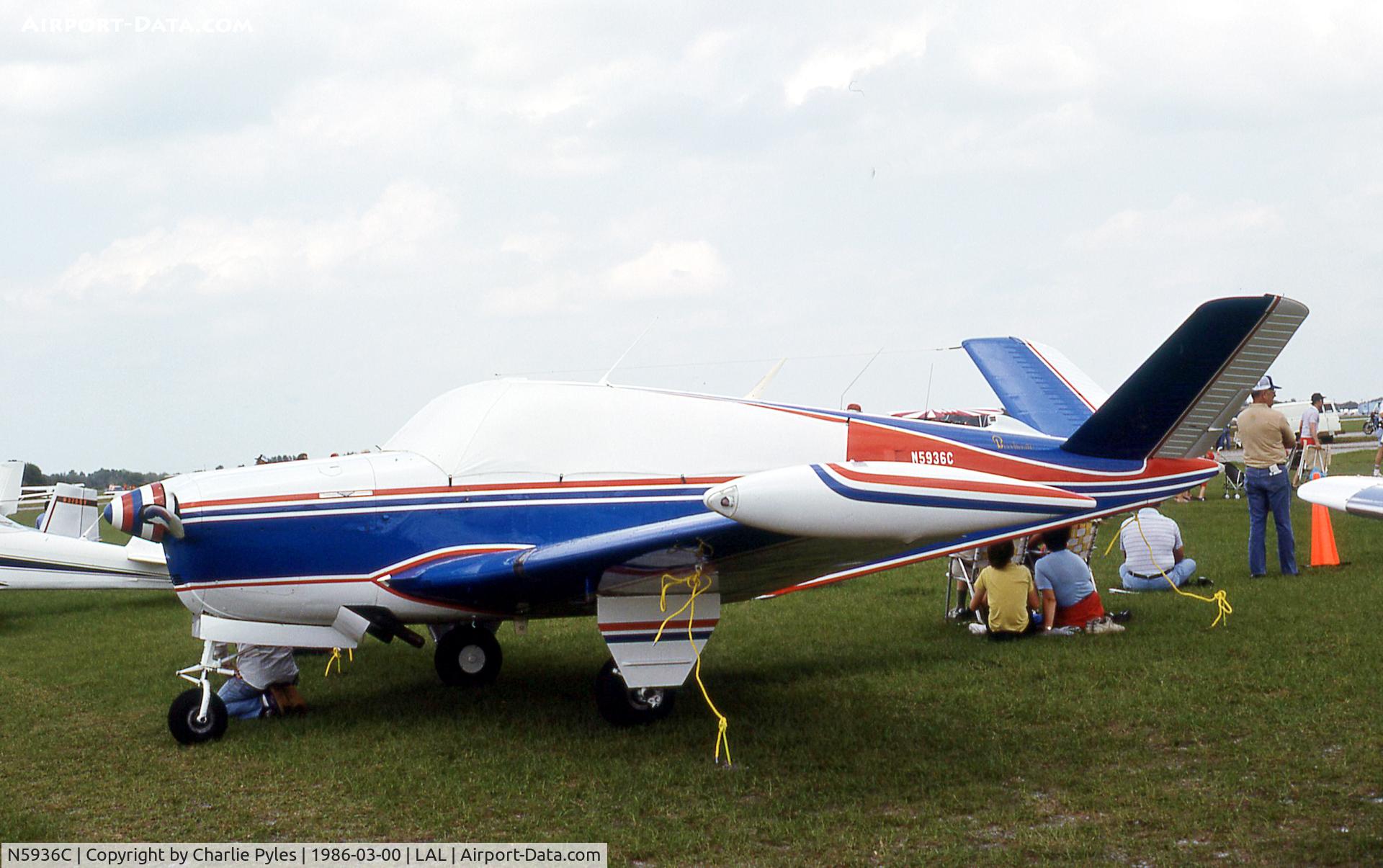 N5936C, 1952 Beech C35 Bonanza C/N D-3297, First on A-D