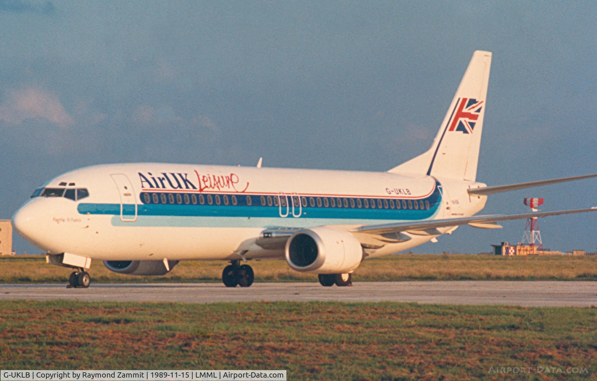 G-UKLB, 1989 Boeing 737-4Y0 C/N 24344, B737-400 G-UKLB Air UK