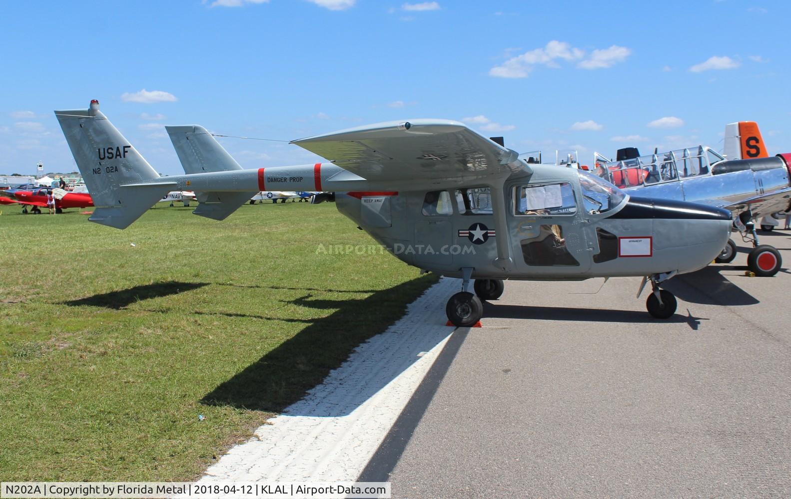 N202A, Cessna O-2A Super Skymaster C/N 337M-0108, SNF 2018