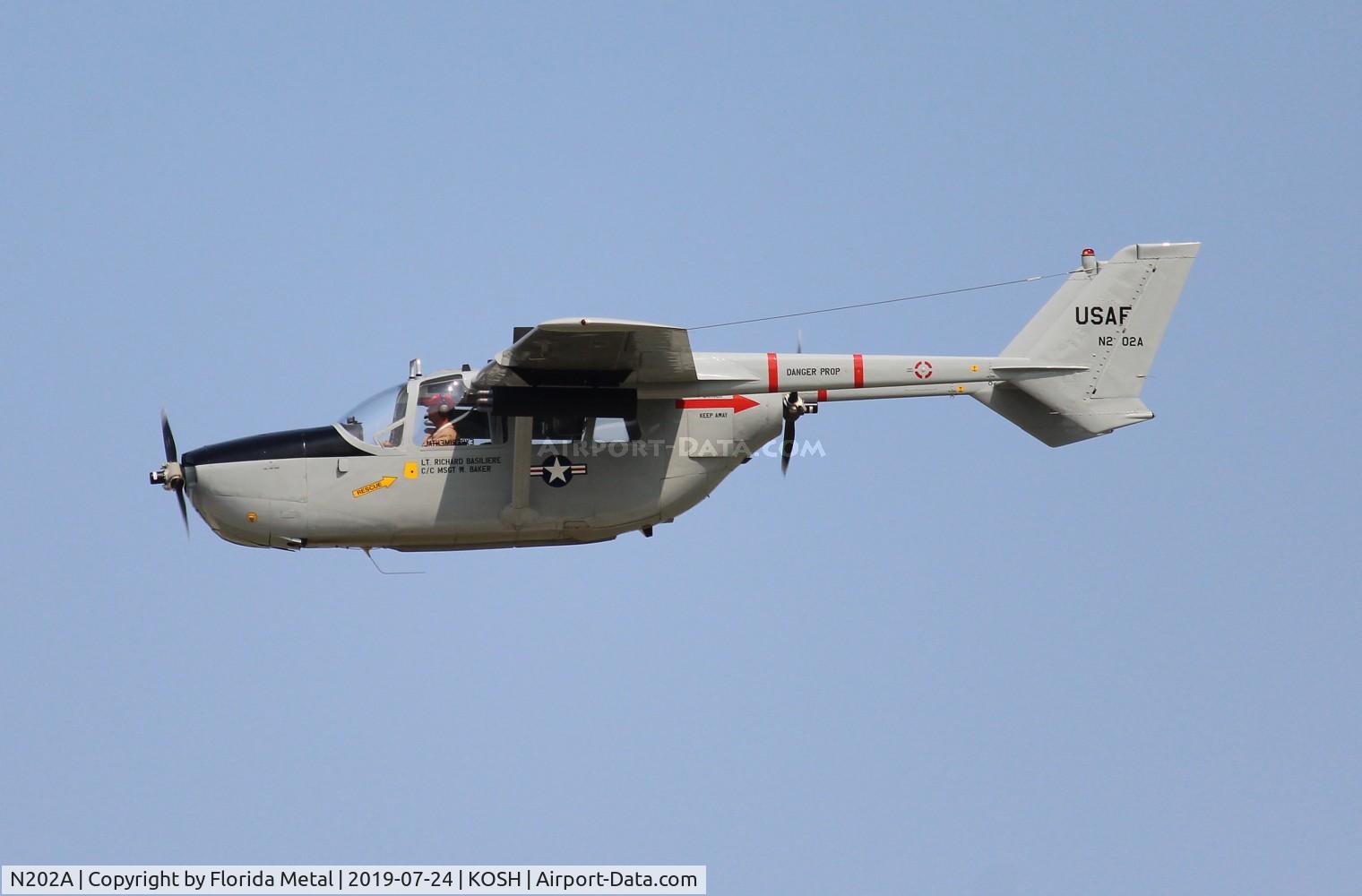 N202A, Cessna O-2A Super Skymaster C/N 337M-0108, OSH 2019