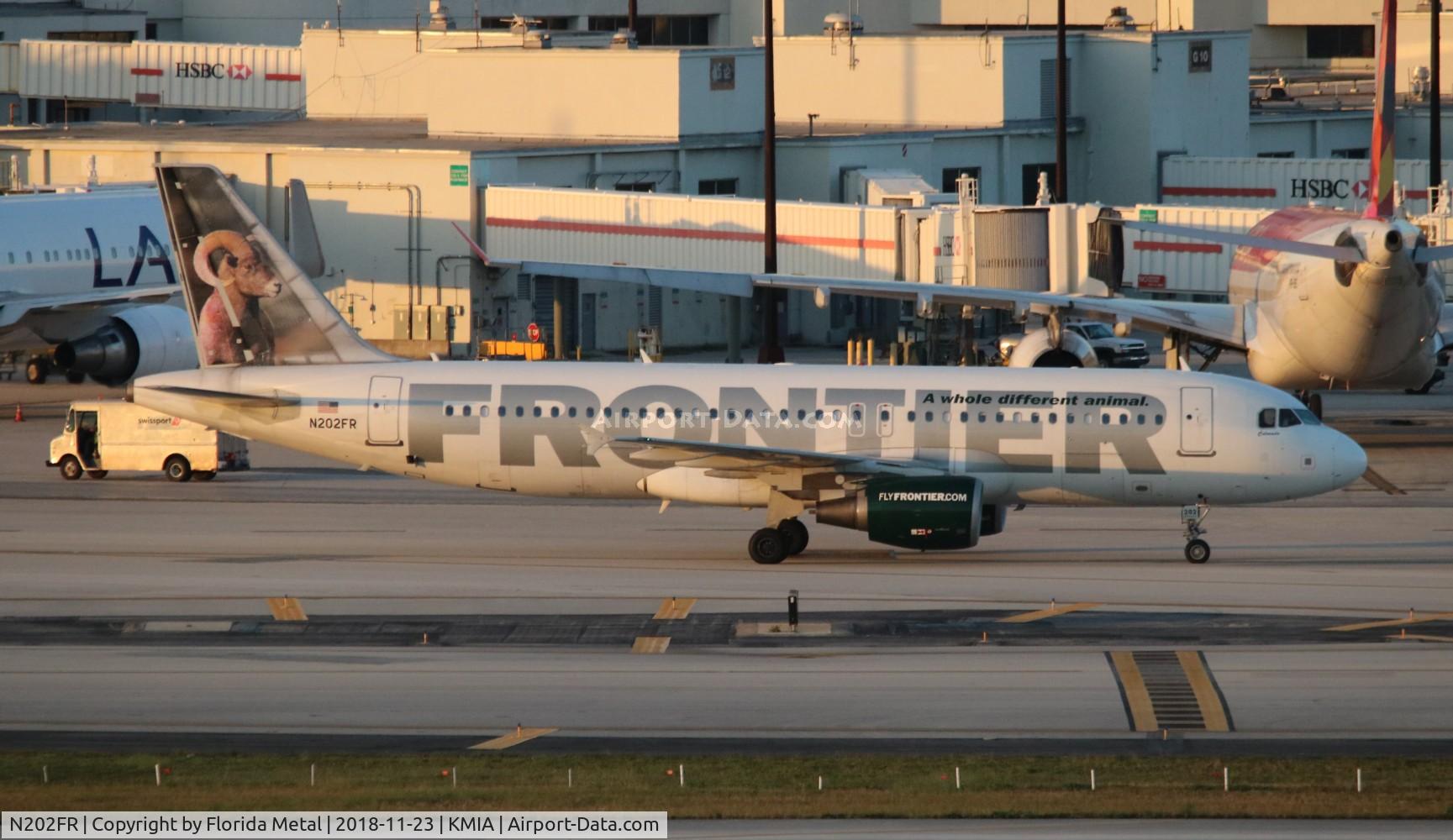 N202FR, 2008 Airbus A320-214 C/N 3431, MIA 2018