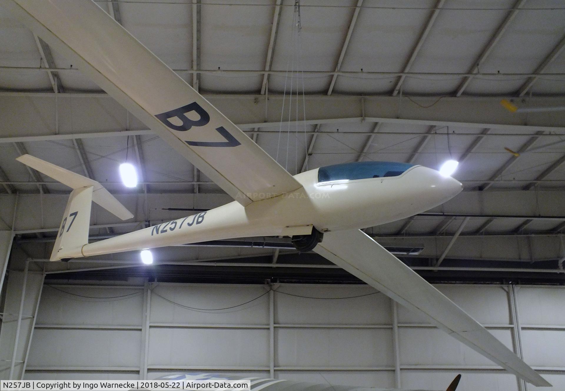 N257JB, 1976 Schempp-Hirth K. G Nimbus II C/N 107, Schempp-Hirth Nimbus II at the Aviation Museum of Kentucky, Lexington KY