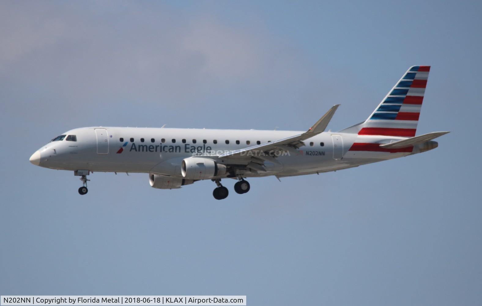 N202NN, 2015 Embraer 175LR (ERJ-170-200LR) C/N 17000467, LAX 2018