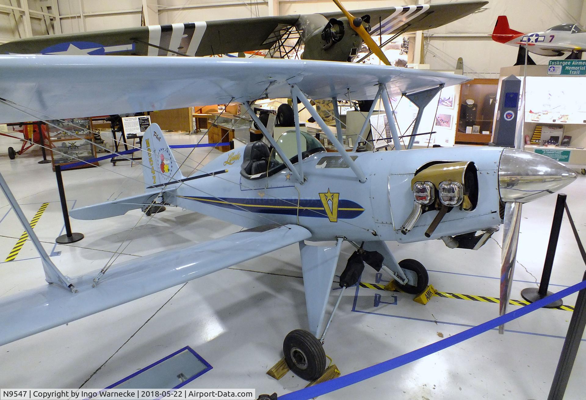 N9547, 1985 Stolp SA-900 V-Star C/N 39, Stolp (Smith, Linda E) SA-900 V-Star at the Aviation Museum of Kentucky, Lexington KY