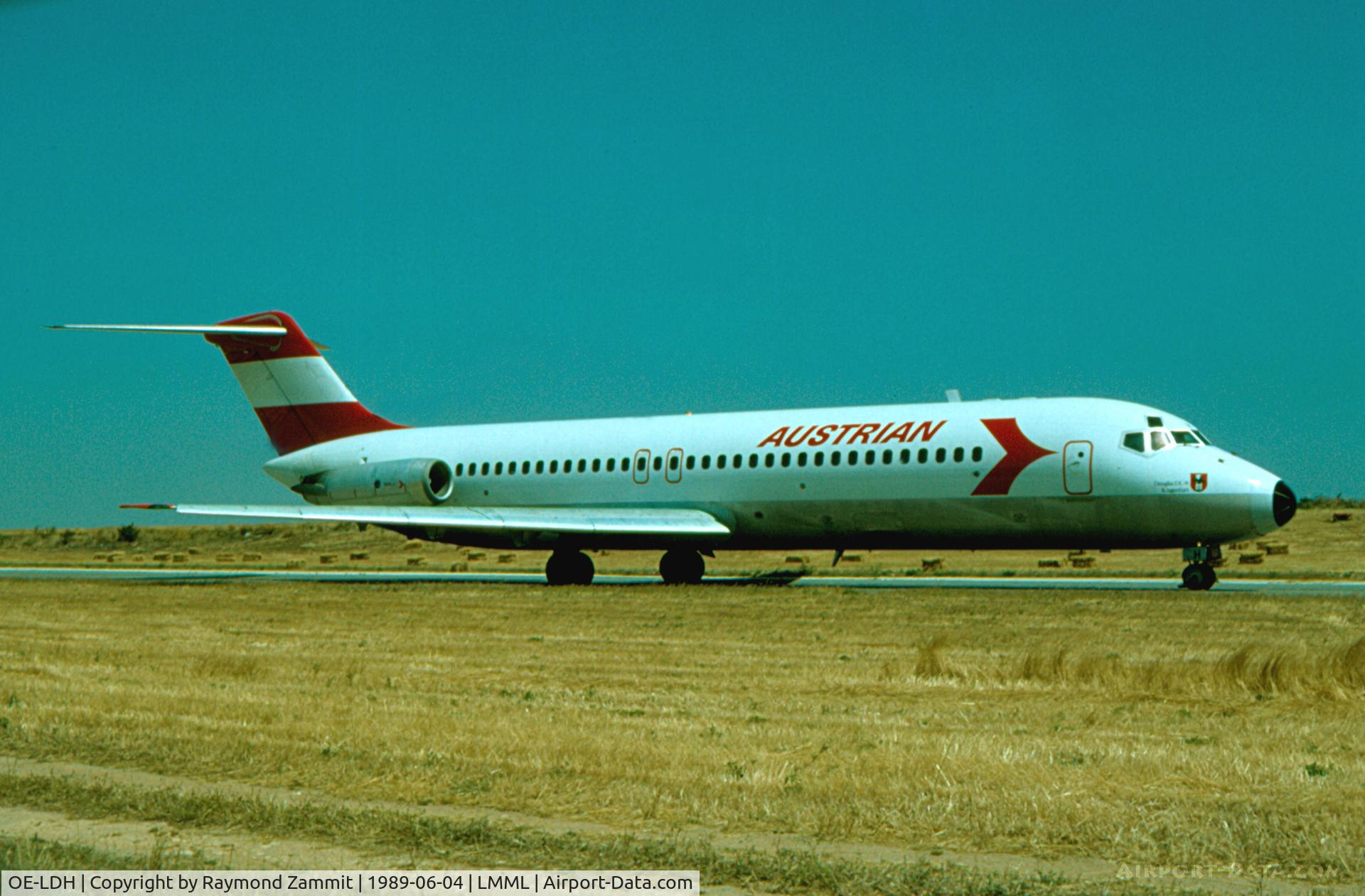 OE-LDH, 1972 Douglas DC-9-32 C/N 47555, DC9 OE-LDH Austrian Airlines