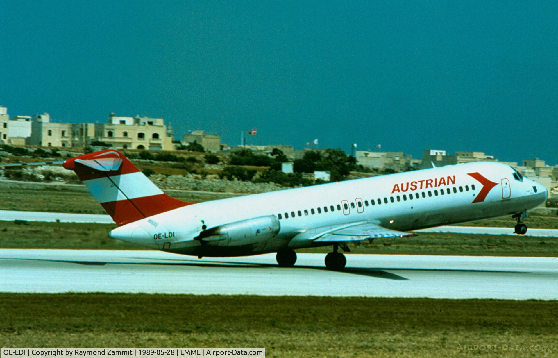 OE-LDI, 1972 Douglas DC-9-32 C/N 47559, DC9 OE-LDI Austrian Airlines